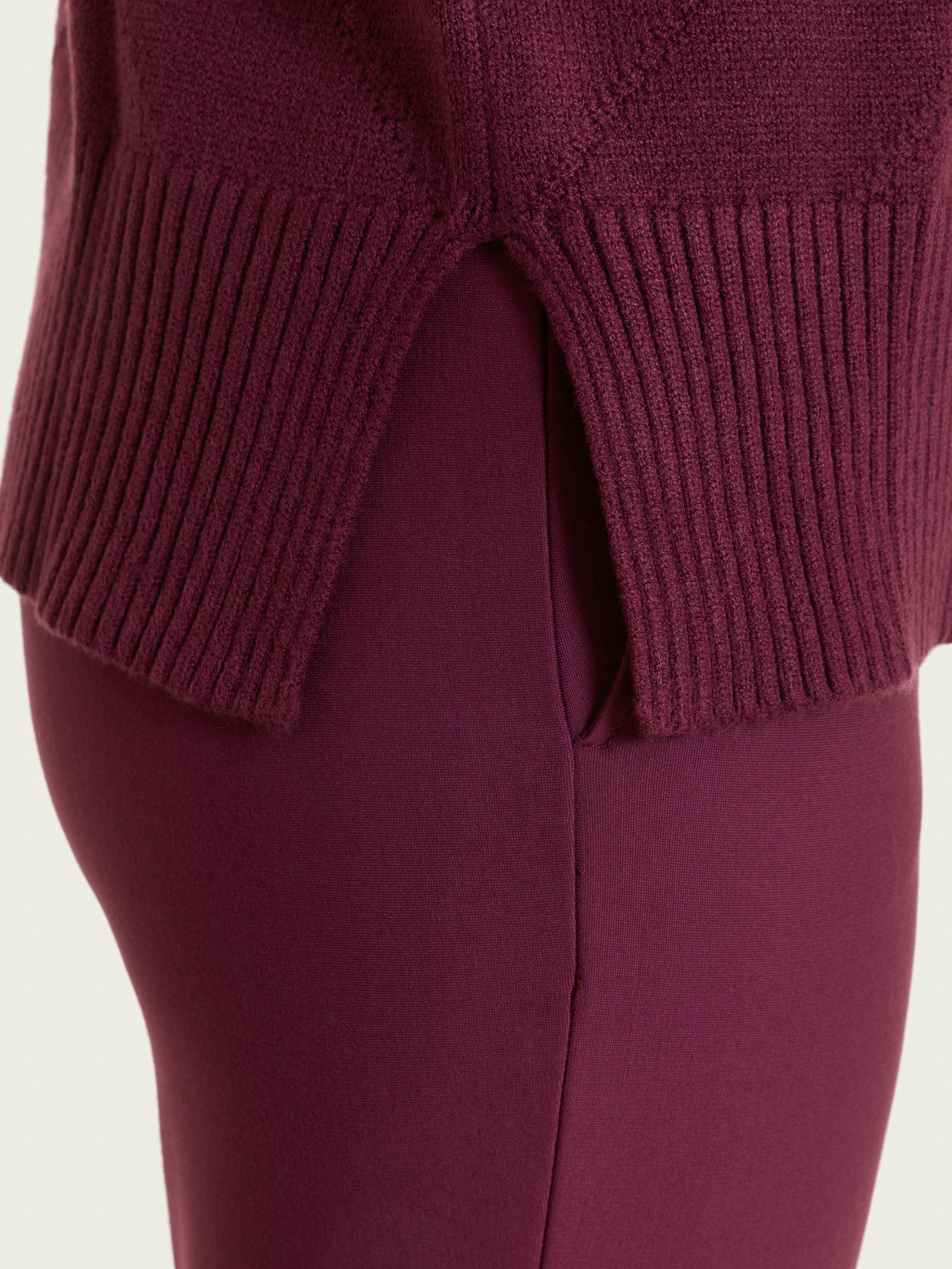 Ragno Super Soft Lupetto Check Maglia Donna Viola Fig