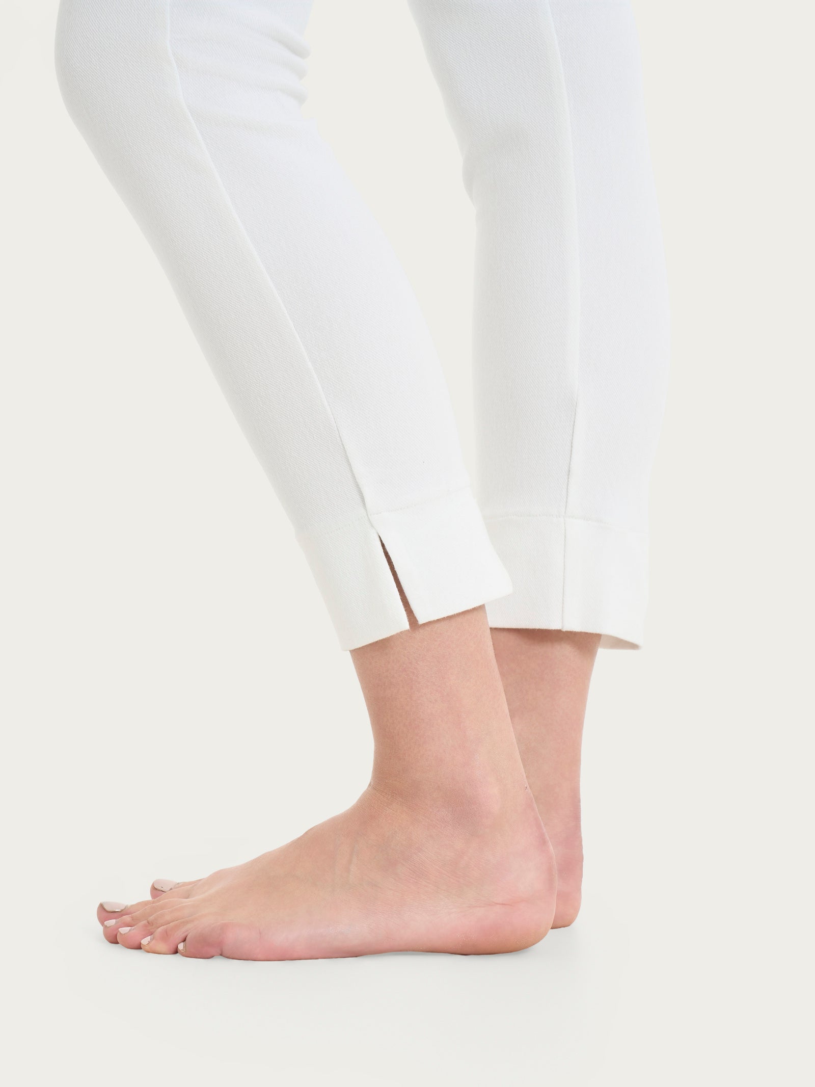 Ragno beYOUtiful leggings capri denim Bianco donna