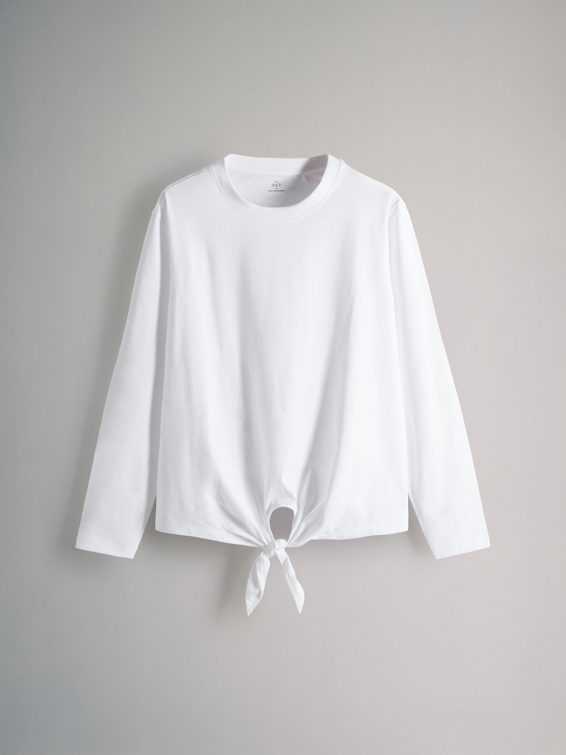 Next The Set T-Shirt Donna Manica Lunga Allacciatura da 3