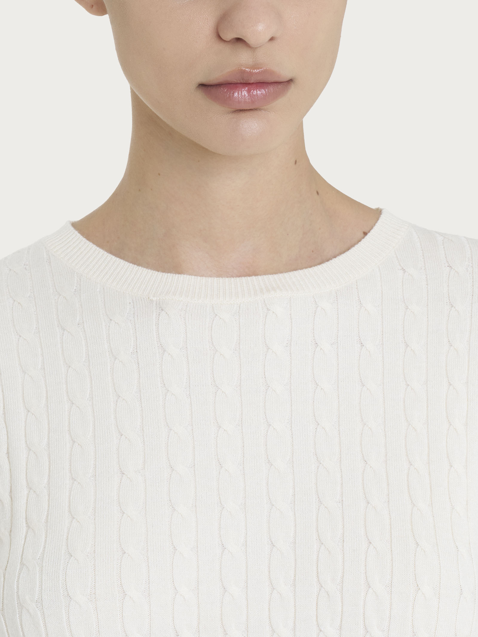 Ragno SL Maglia girocollo super soft Avorio regular