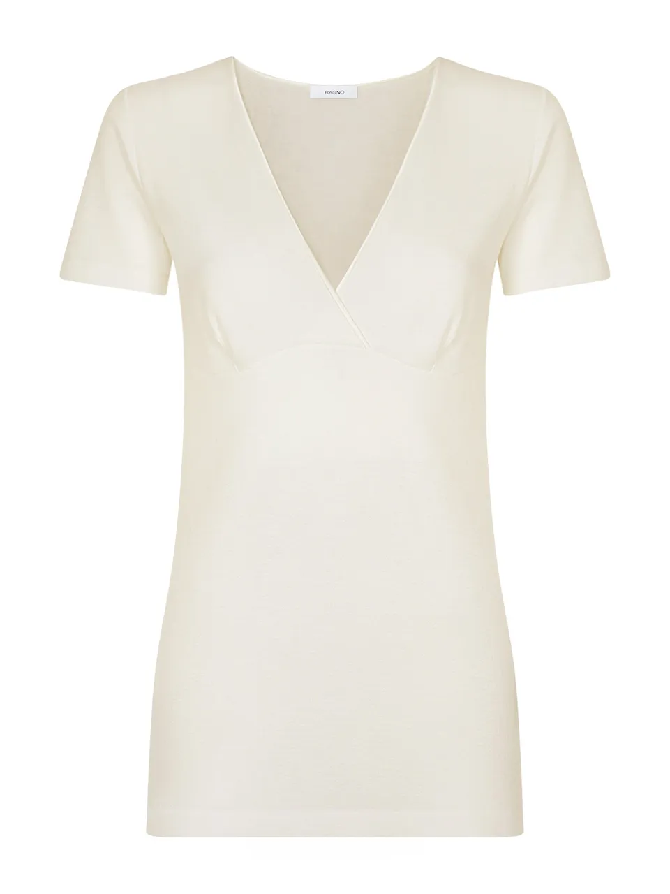 Ragno Sintonia maglietta donna bianca doubleface calda