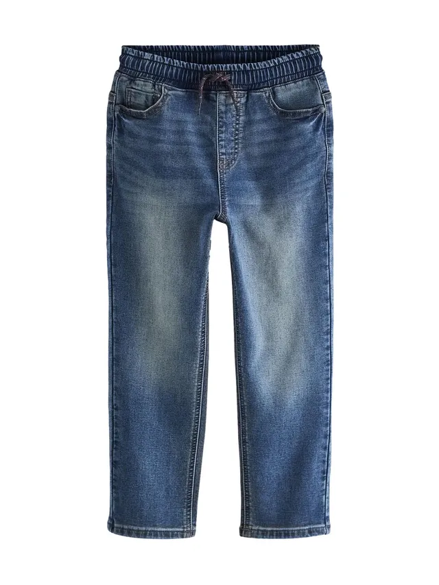 Next jeans larghi bambino 6 anni elasticizzati blu