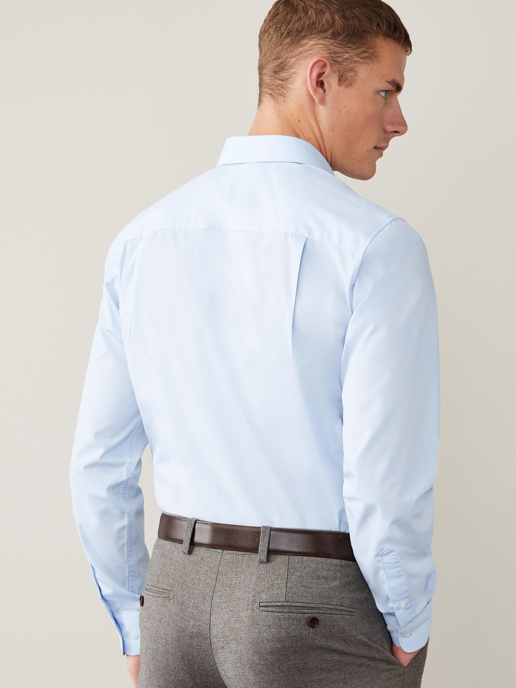 Next Camicia Easy-Care Regular Uomo Polsino Singolo