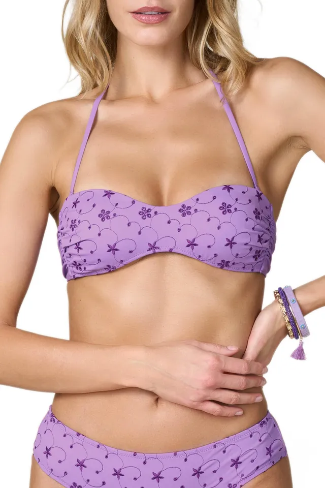 Goldenpoint Sangallo Double Fascia Bikini Microfibra e Pizzo