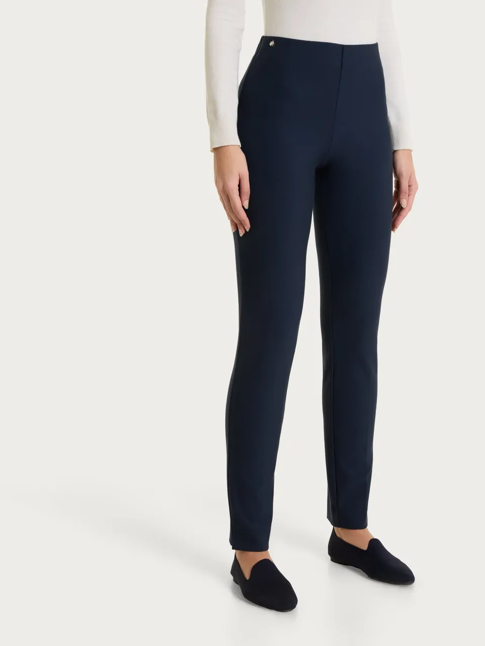 Ragno Compact Pantalone Sigaretta Skinny Elasticizzato Persia