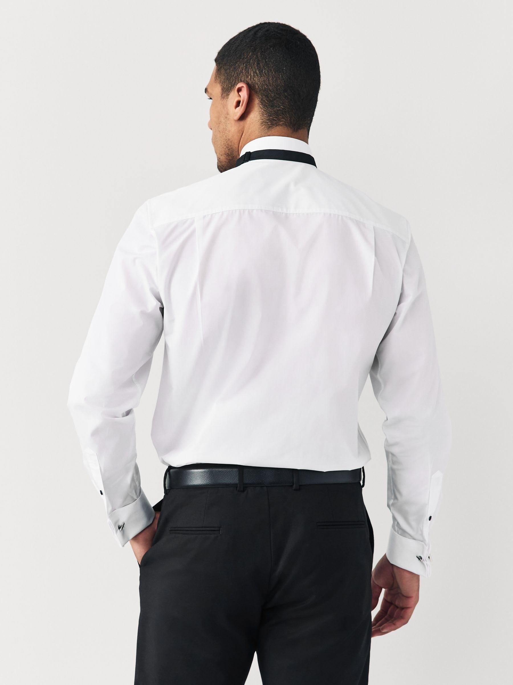 Next Set Camicia Polsino Doppio Papillon Taglia 40