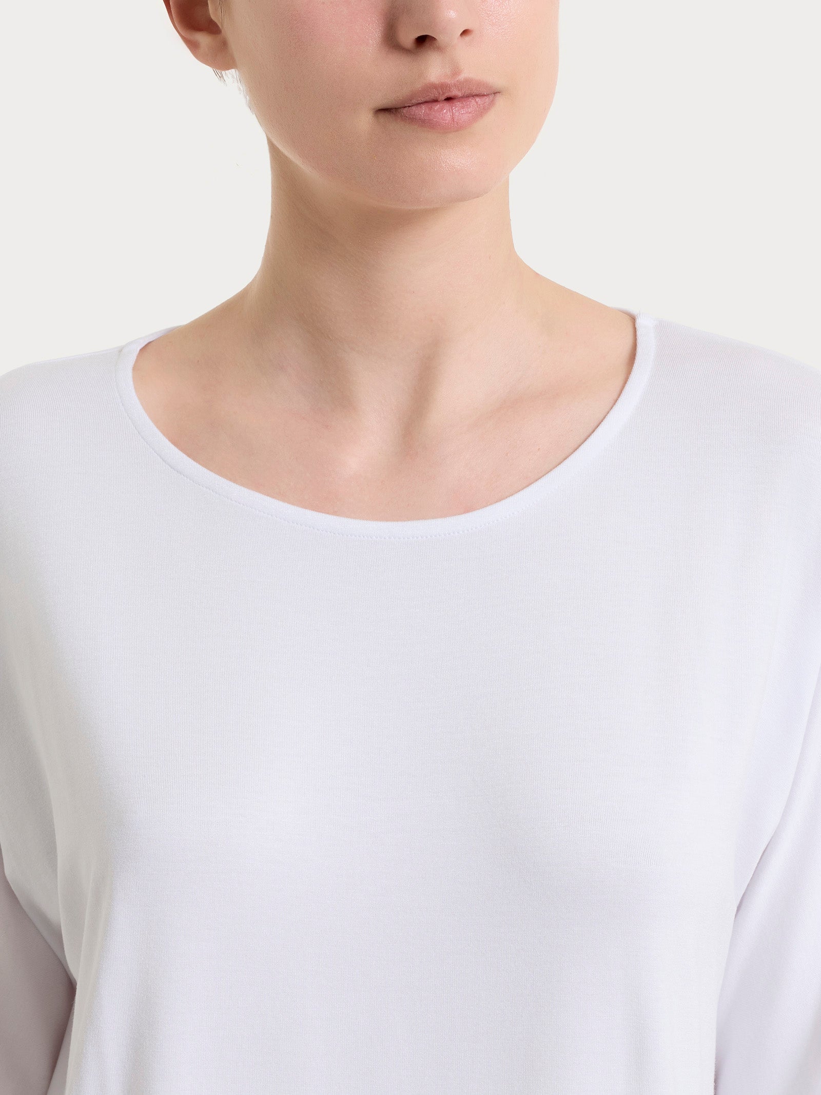 Ragno Viscosa Summer Maglietta manica 3/4 Bianco fluida