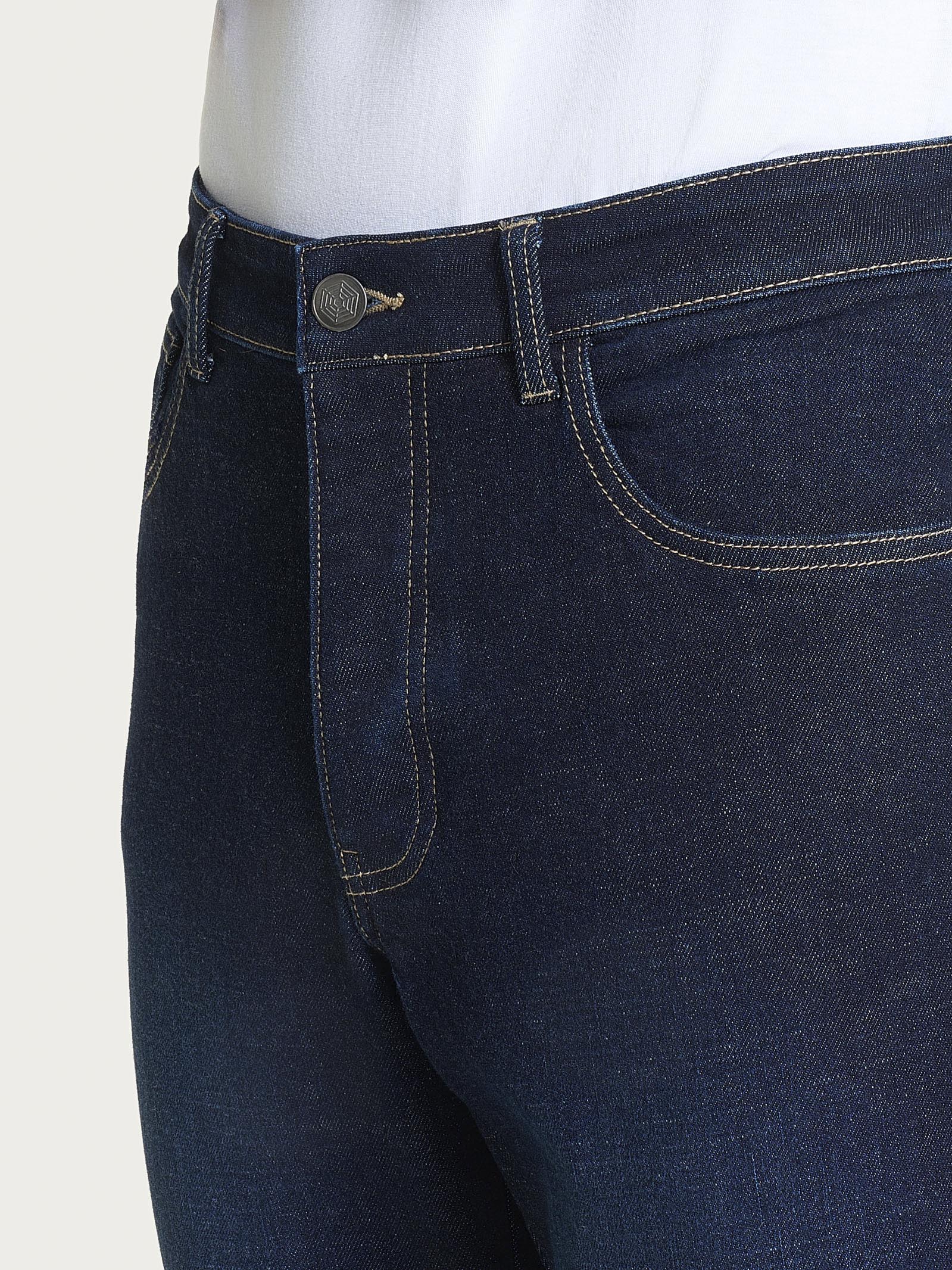 Ragno Super Denim Bootleg Jeans Uomo Indigo Cotone Elasticizzato