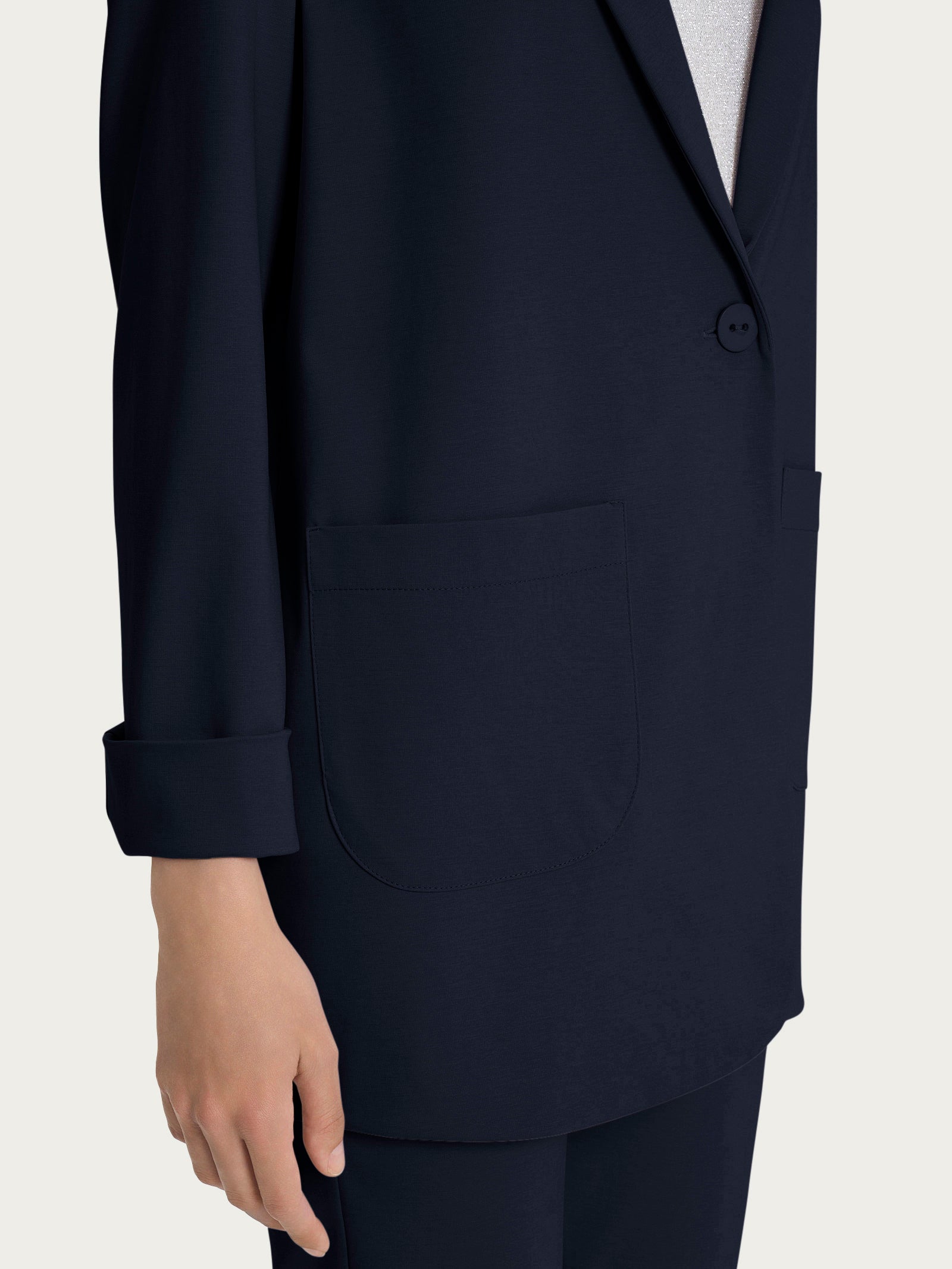 Ragno Compact Light blazer destrutturato Bleu leggero