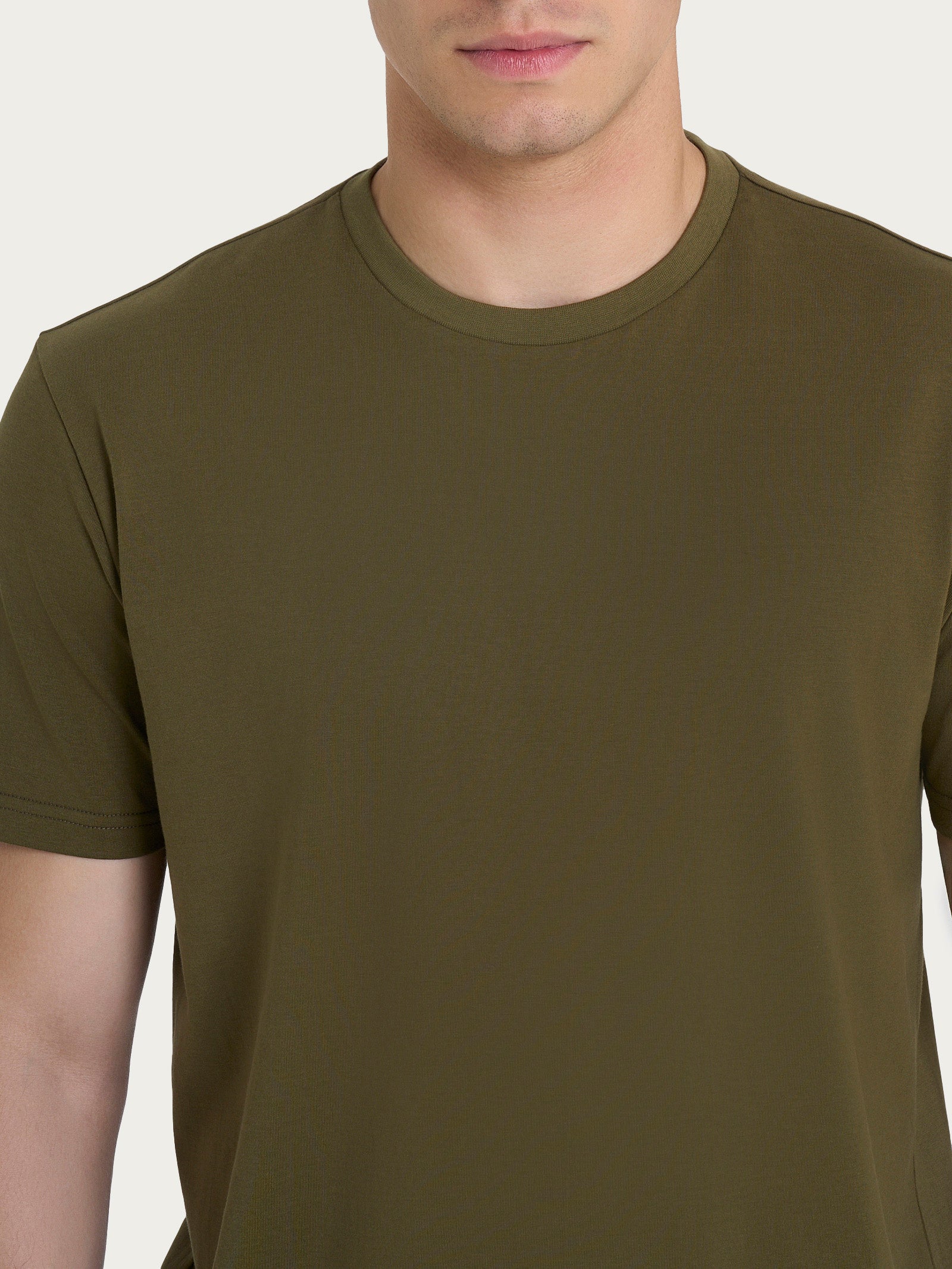 Ragno SL t-shirt girocollo manica corta oliva cotone regular
