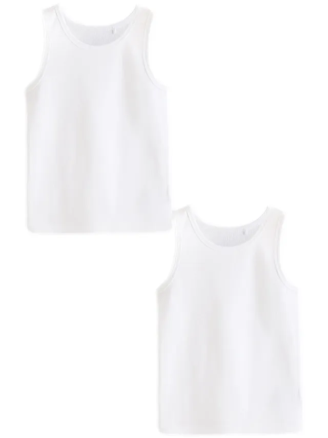 Next canotte termiche ragazzo cotone confezione 2 134-140