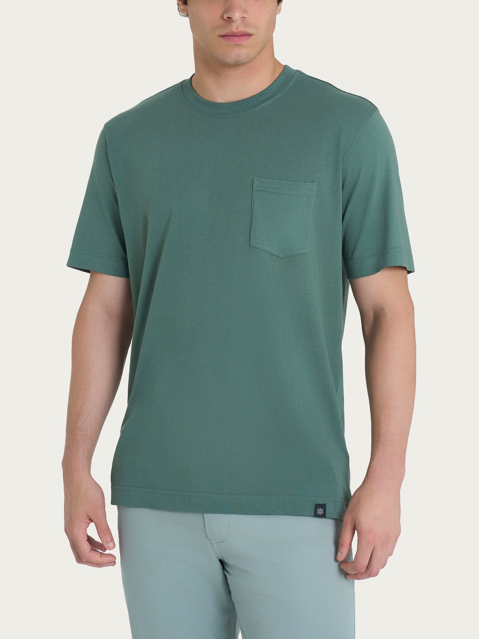 Ragno SL Girocollo t-shirt cotone verde Dark Forest traspirante