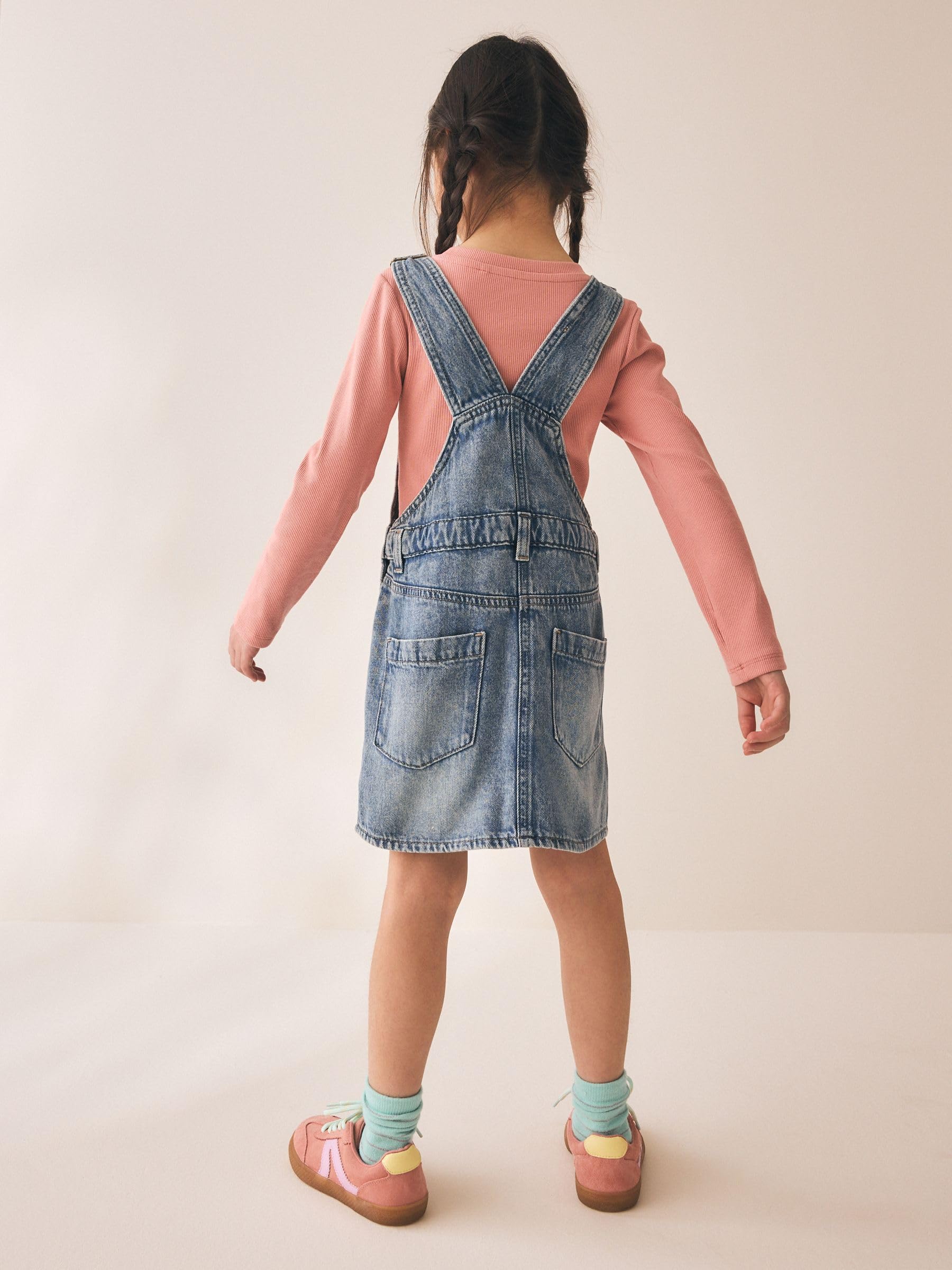 Next scamiciato bambina denim 98 regolabile