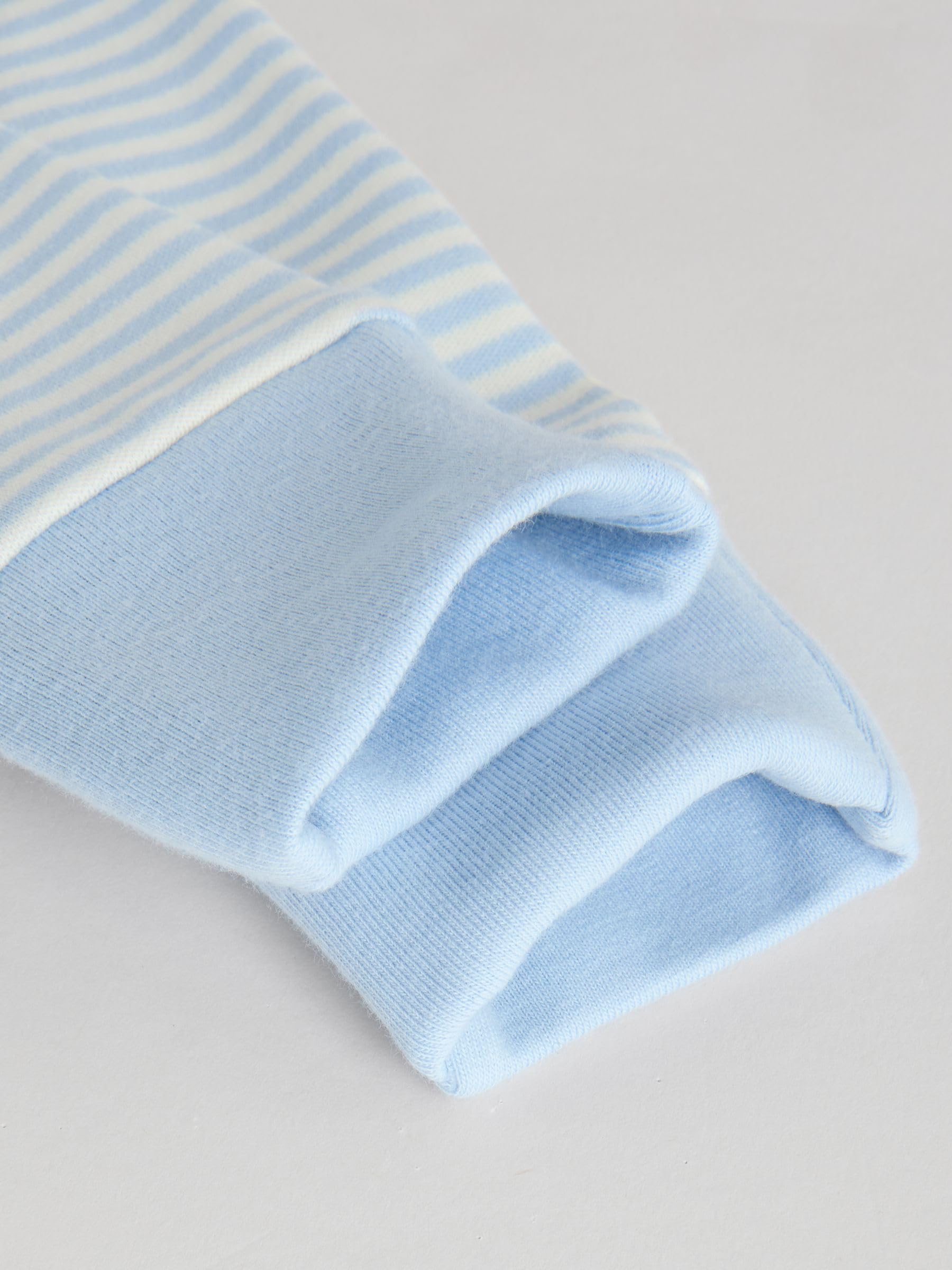 Next tutine neonato con zip 9-12 mesi confezione 3 pezzi cotone