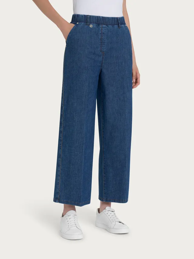 Ragno Super Denim Elegant Cropped jeans donna corti leggeri