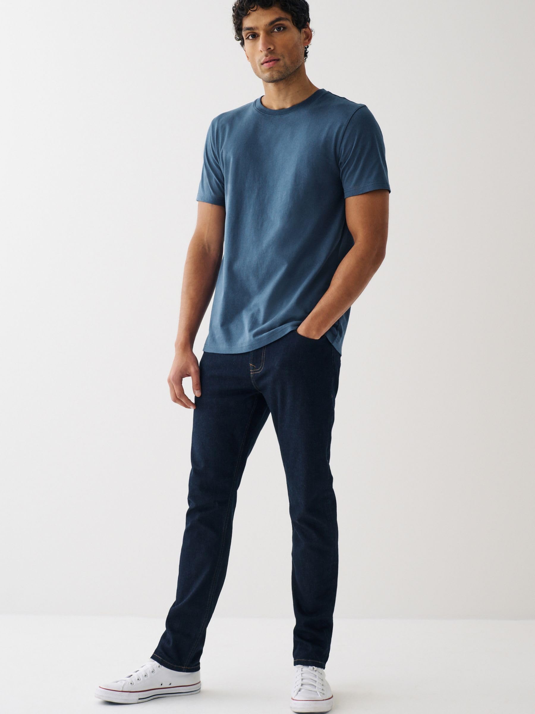 Next Basic T-Shirt Cotone Uomo Confezione da 6 Regular