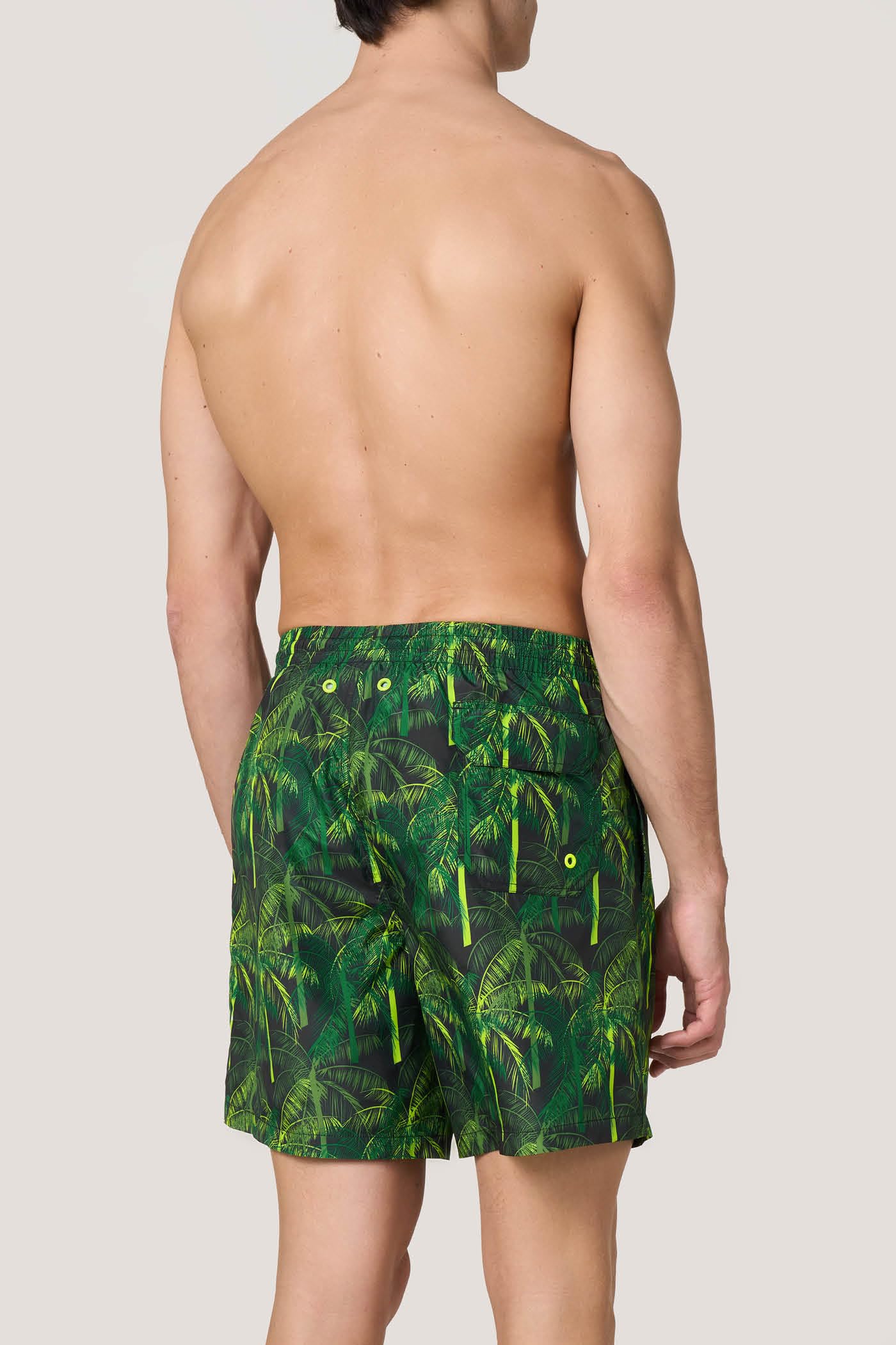 Goldenpoint Fantasia Palms Costume Mare Uomo Media Lunghezza