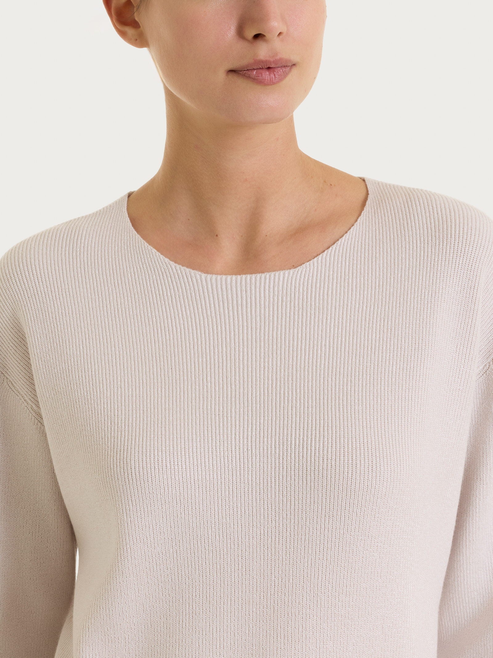 Ragno Four Seasons Girocollo maglia Lilac Ash viscosa