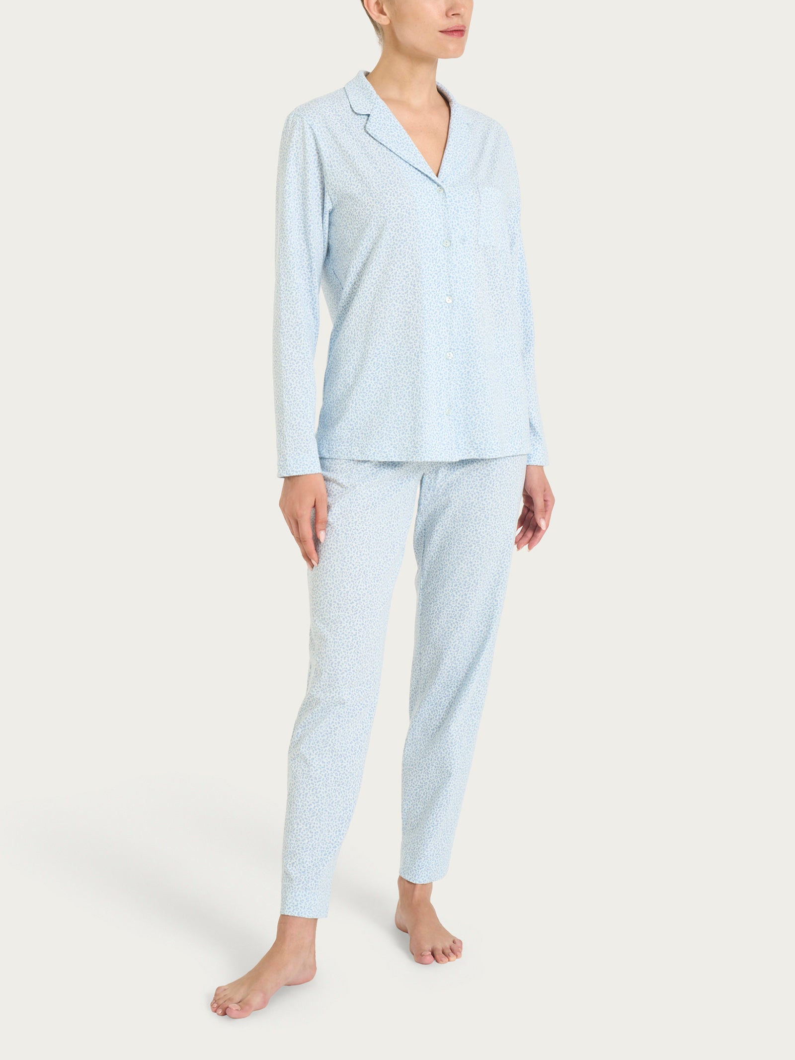 Ragno Sweet Emotion pigiama aperto jersey cotone Country Air