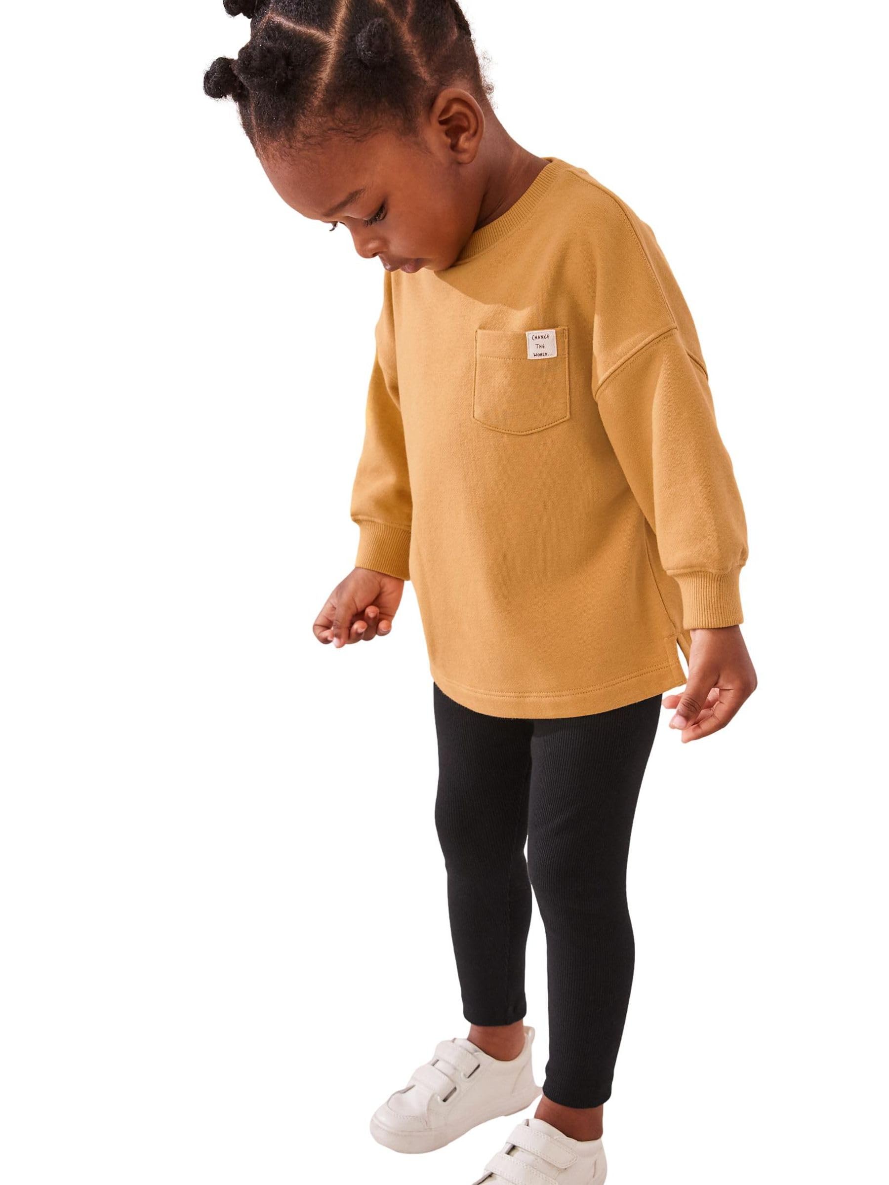 Next set t-shirt manica lunga + leggings 62-68 2 pezzi
