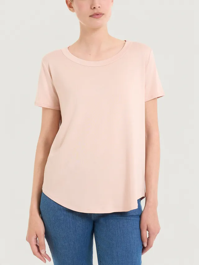 Ragno Viscosa Summer t-shirt manica corta rosa jersey