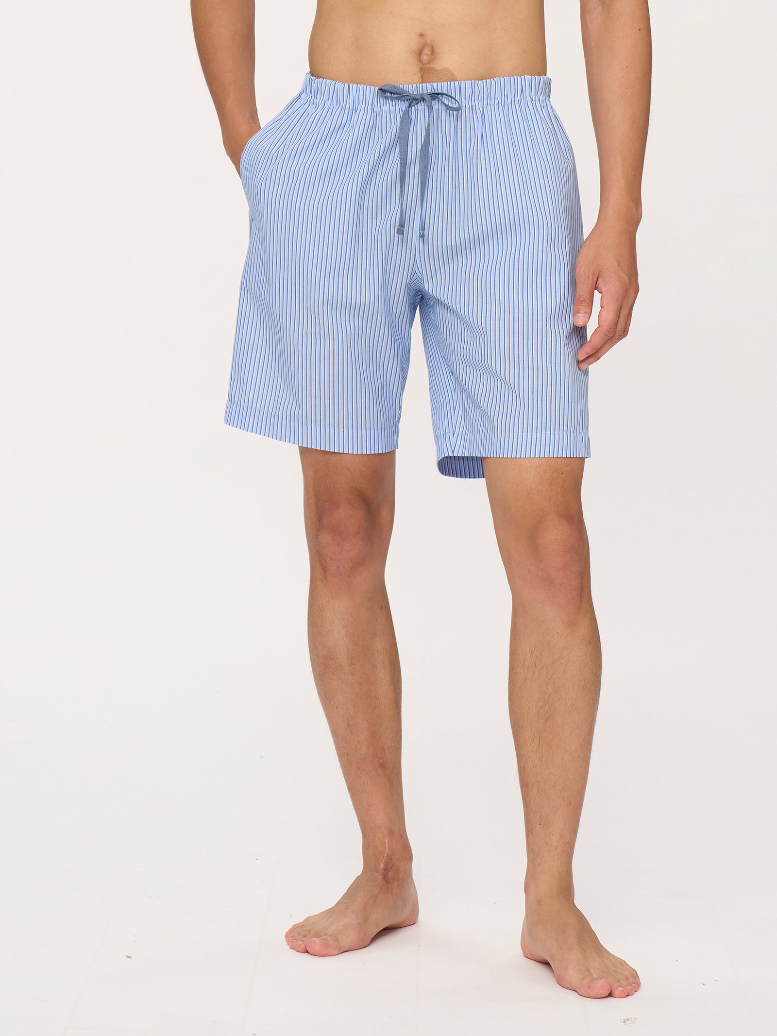 Ragno Jersey Cotone Pantaloncino Corto Blu Skipper