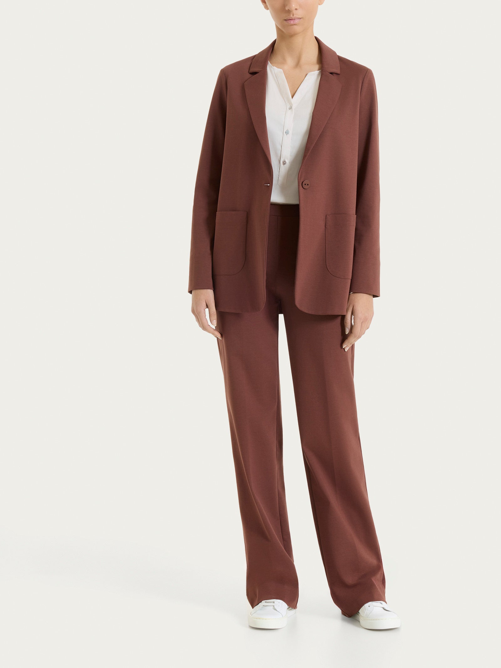 Ragno Compact Light Blazer Donna Cappuccino Over