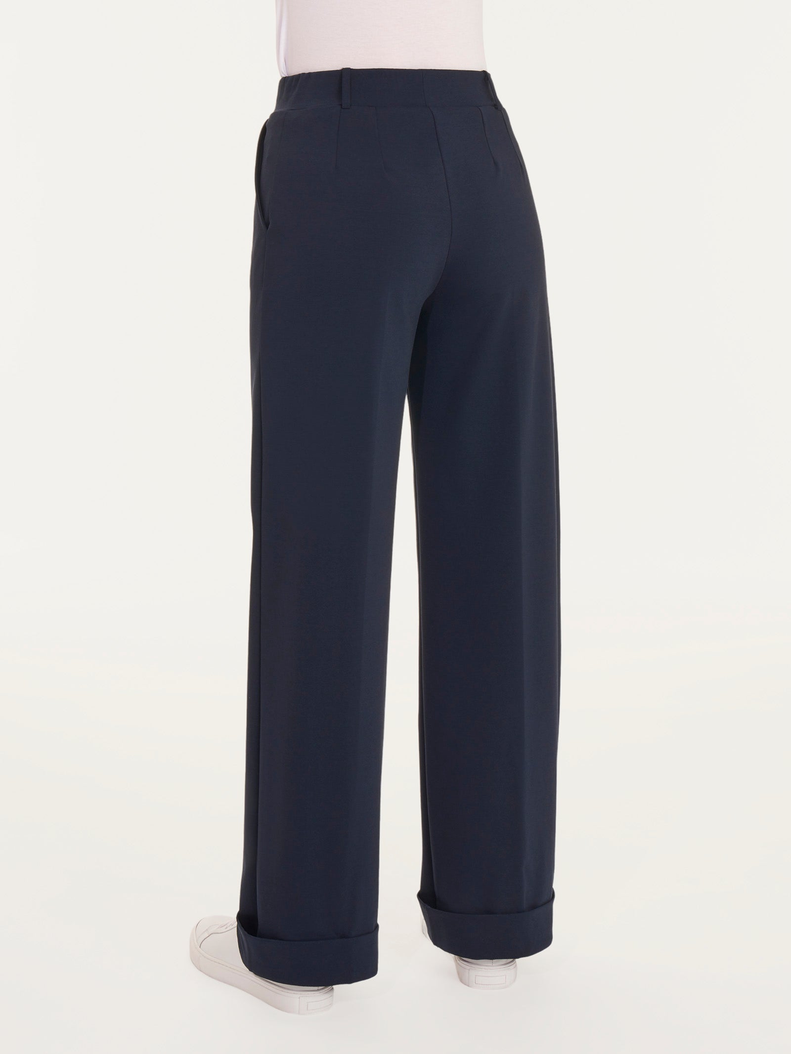 Ragno Compact Light Pantalone ampio blu gamba larga