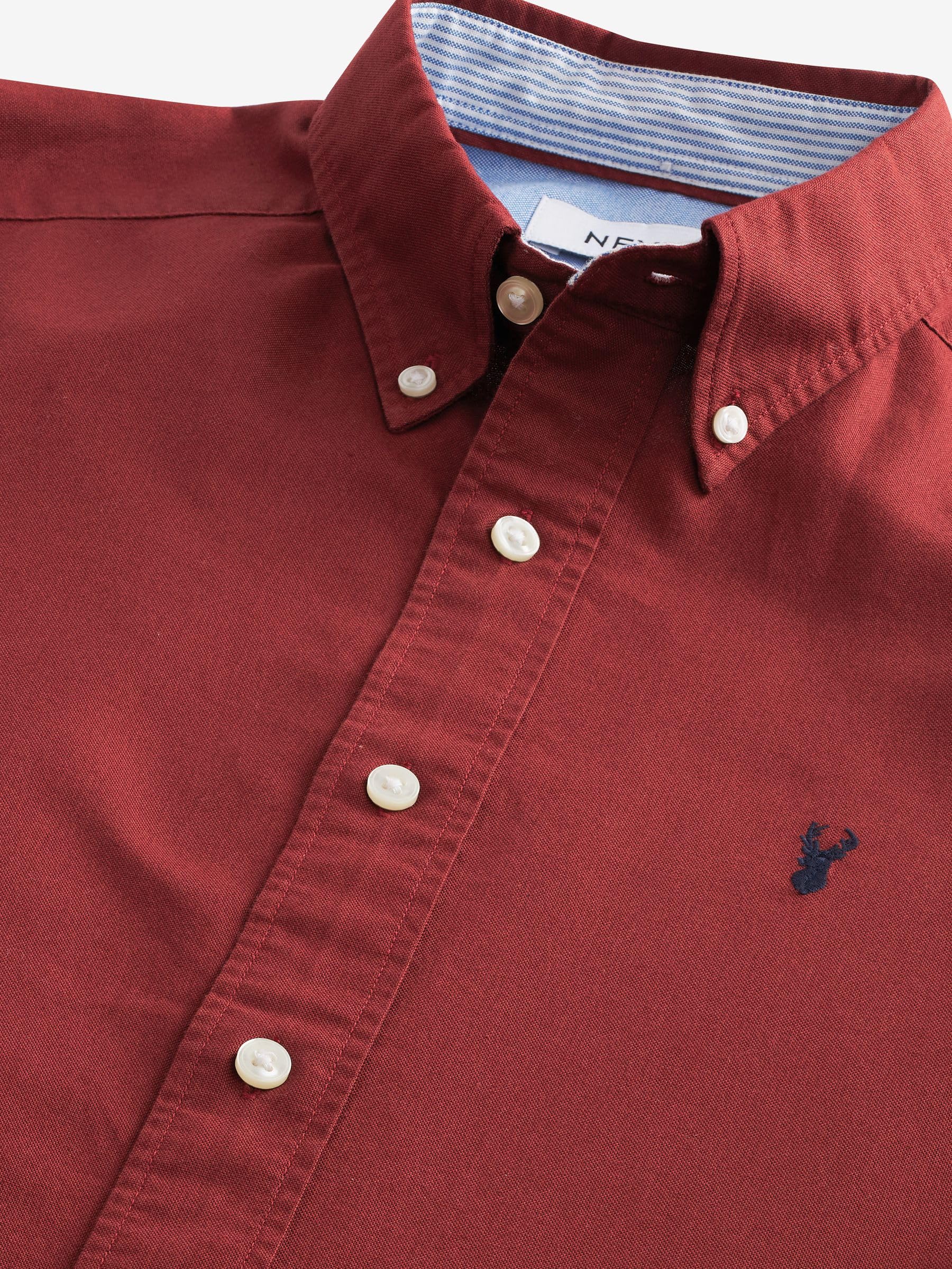 Next Oxford camicia uomo cotone manica lunga M