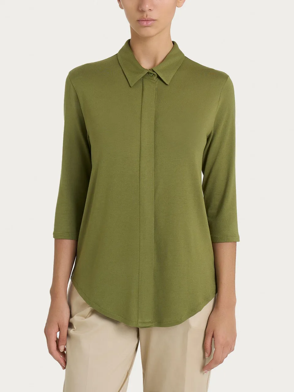 Ragno Viscosa Summer Camicia 3/4 Sphagnum