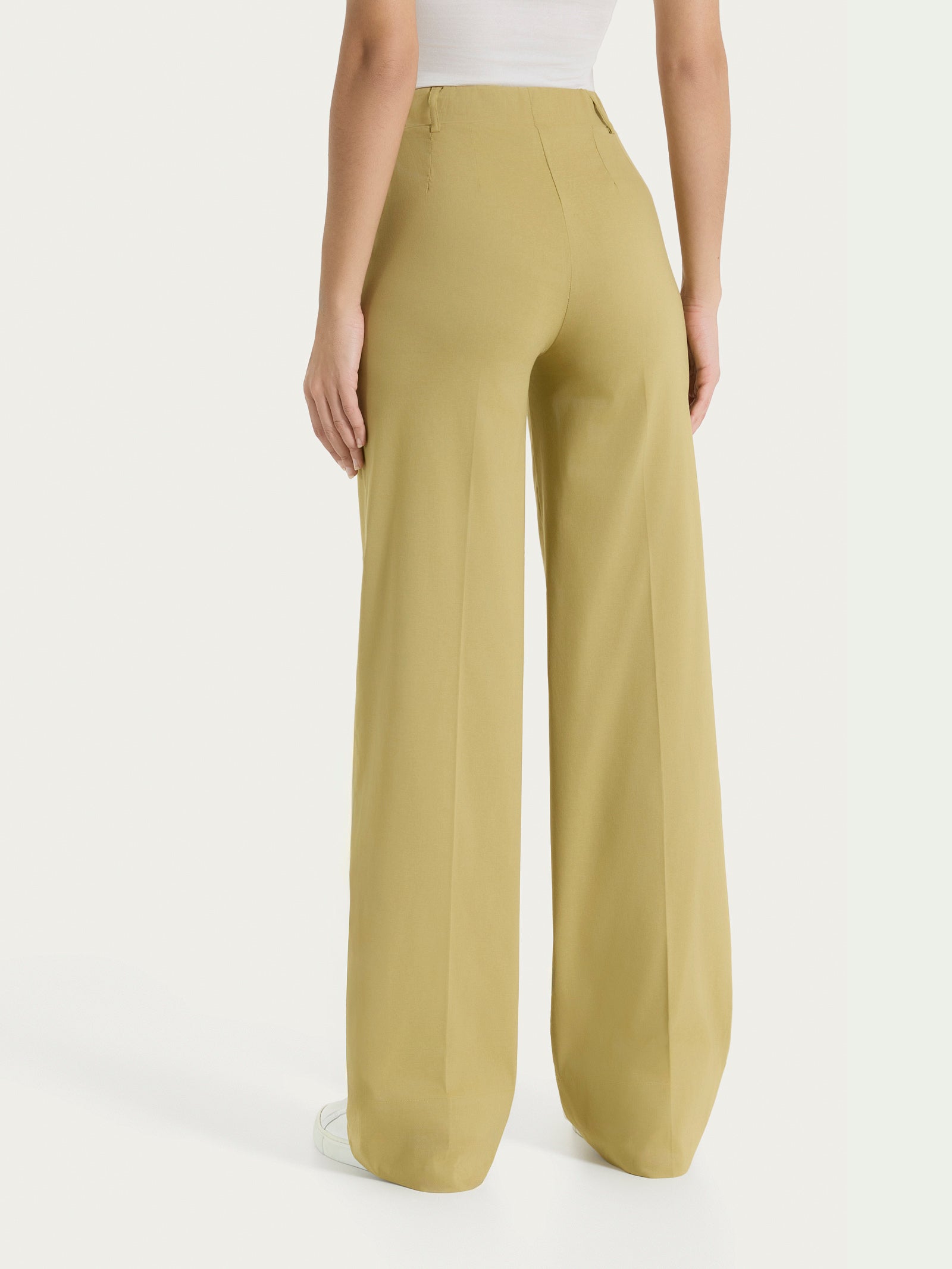Ragno Super Fresh Pantalone Ampio Khaki Wide Leg