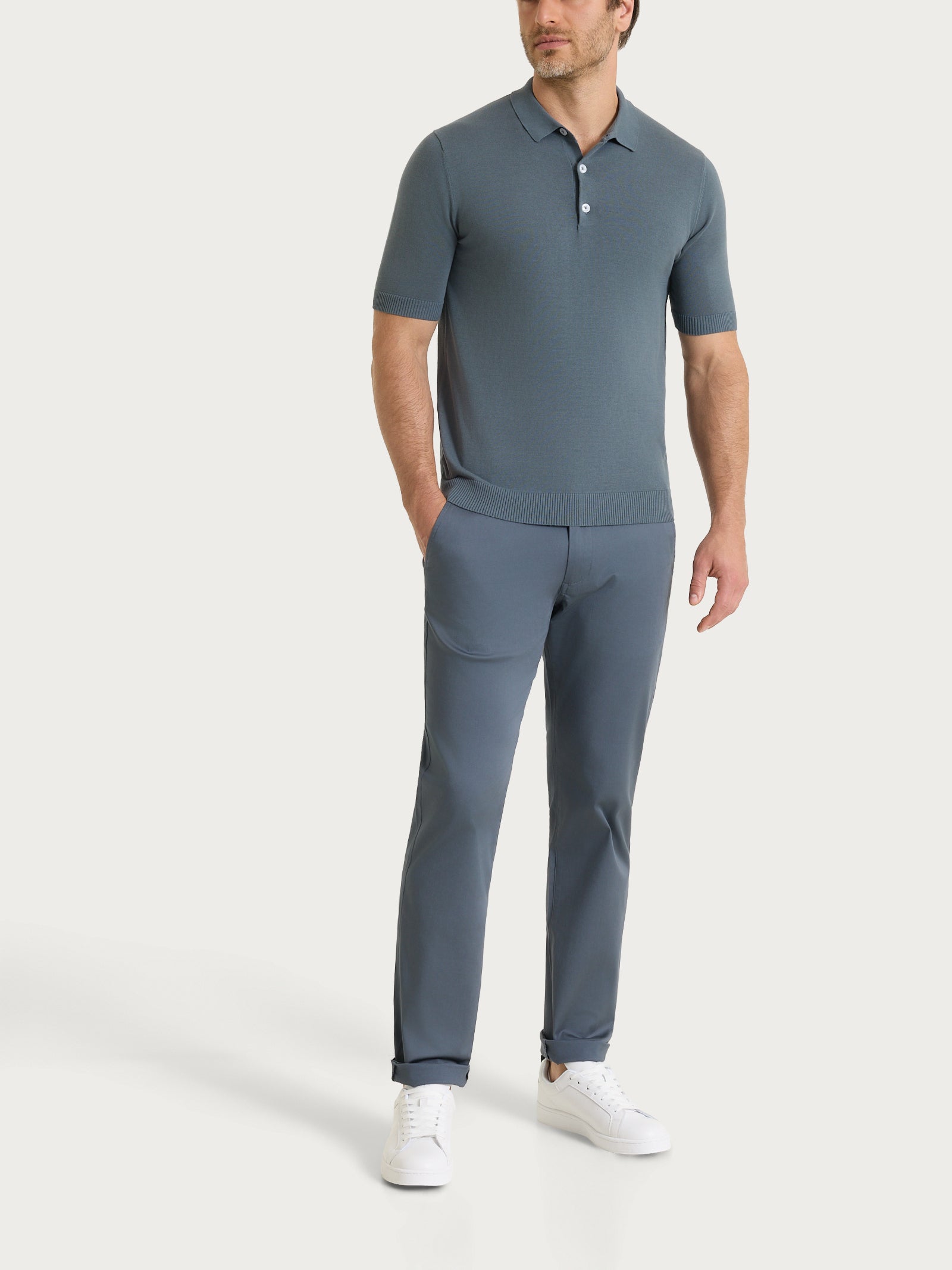 Ragno Puro Cotone Polo Manica Corta Stormy Weather cotone