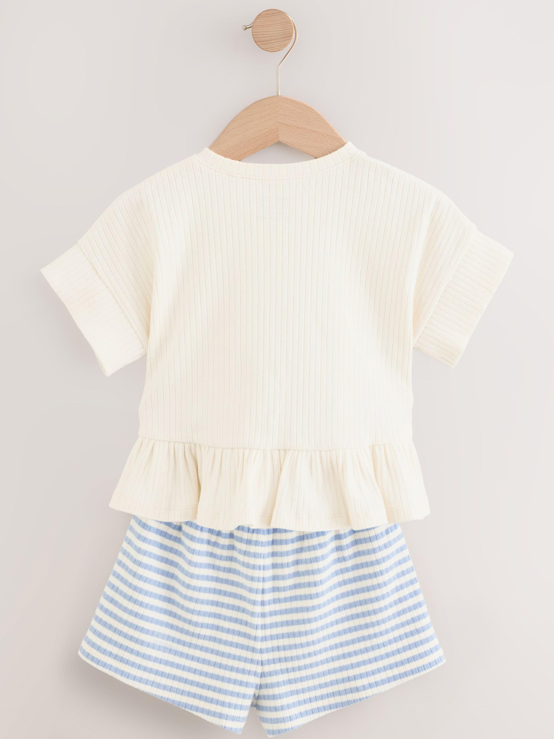 Next completi bimba maglietta shorts 2 pezzi 92-98 cotone