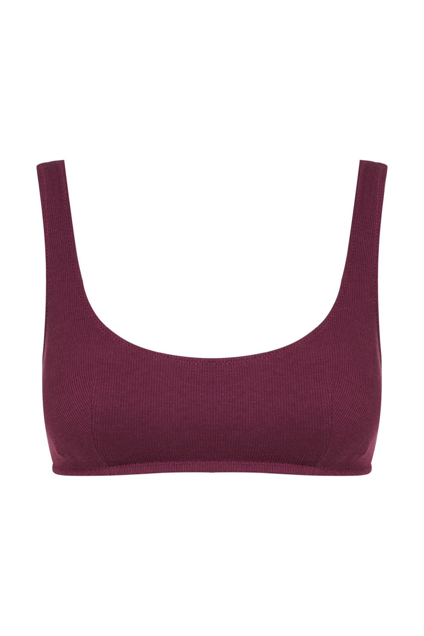 Goldenpoint Iris brassière cotone a costine removibile