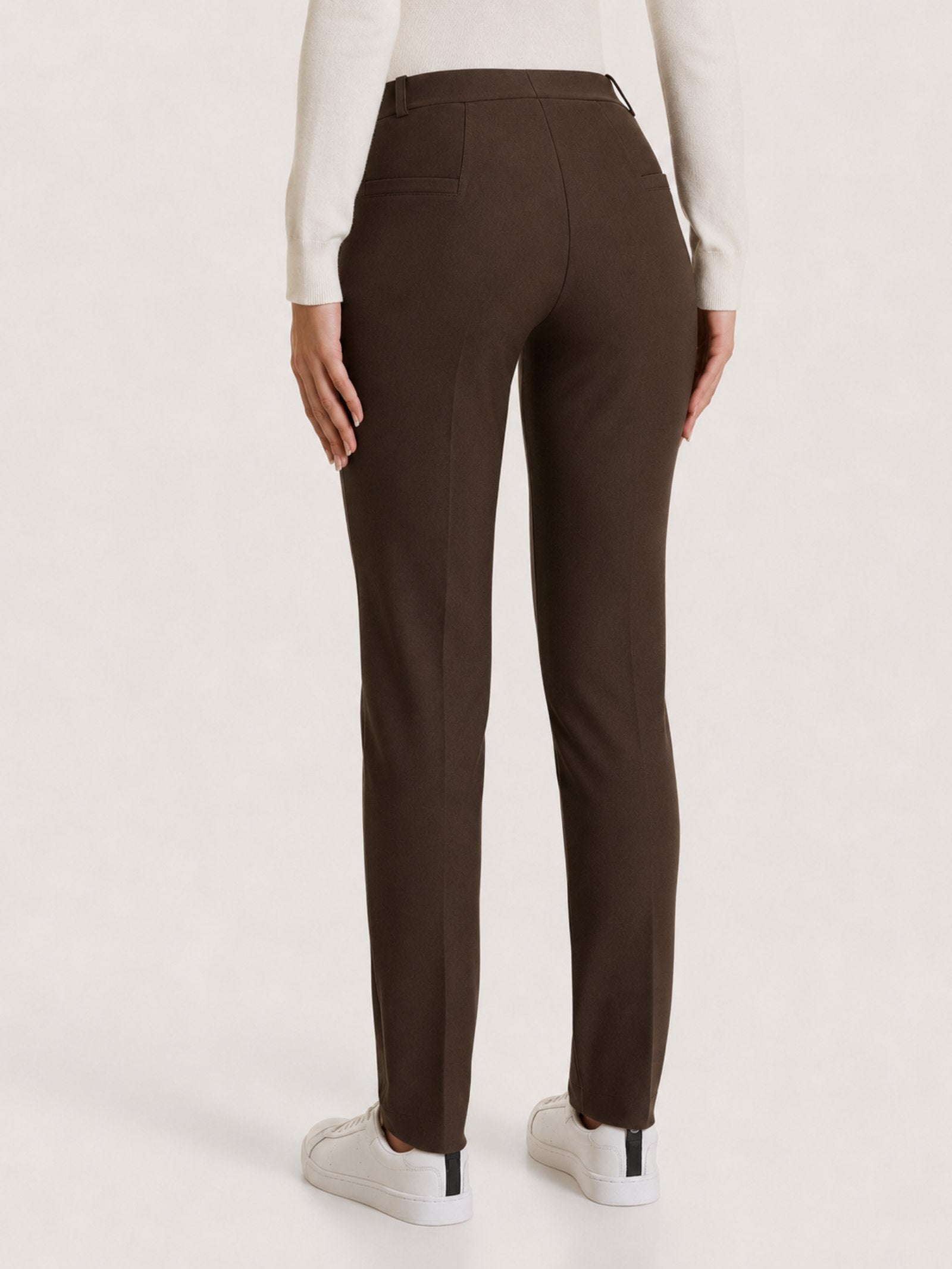 Ragno Compact Pantalone Sigaretta marrone Chocolate Torte