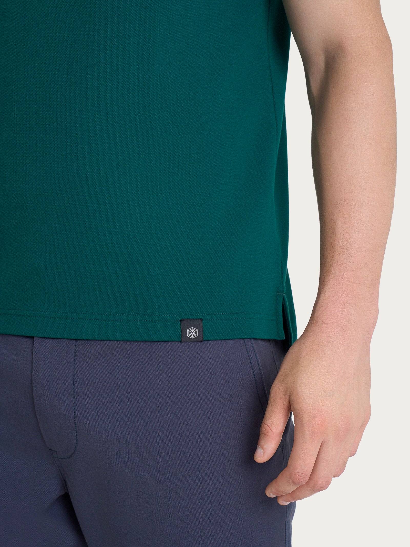 Ragno Cotton Piquet polo rain forest cotone uomo