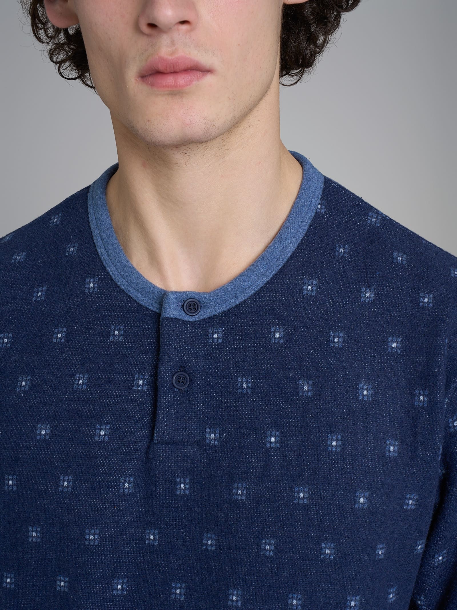 Ragno Cotton Eco Pile pigiama serafino naval academy caldo