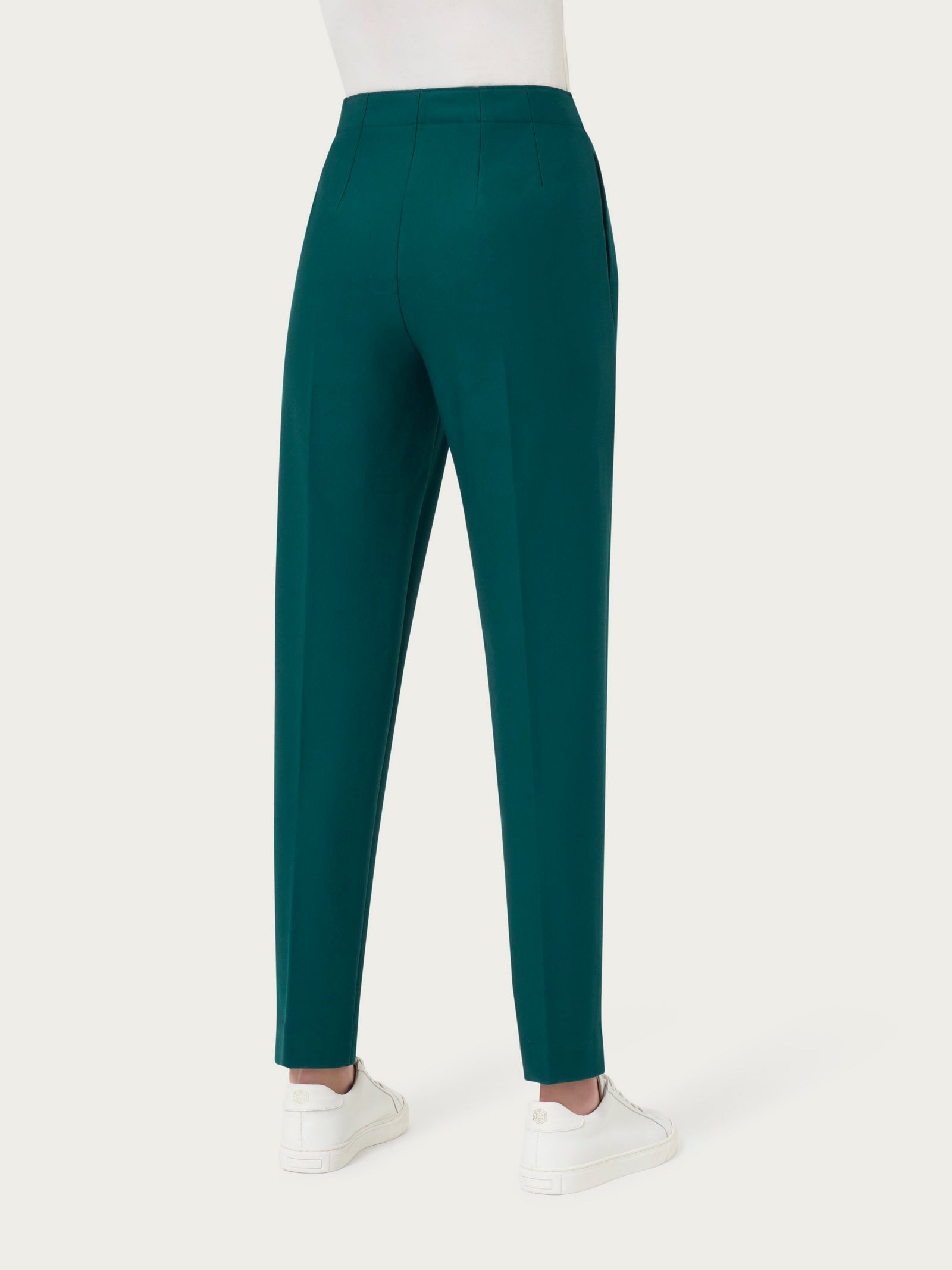 Ragno Compact Pantalone Carrot Rain Forest tapered