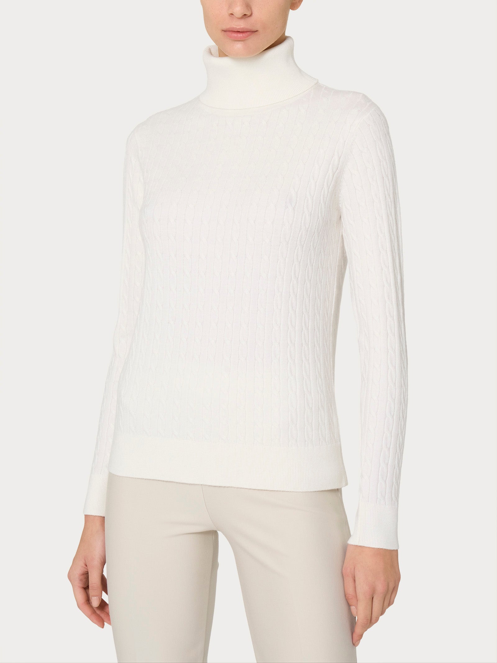 Ragno Dolcevita Super Soft Maglia Collo Roulè Avorio