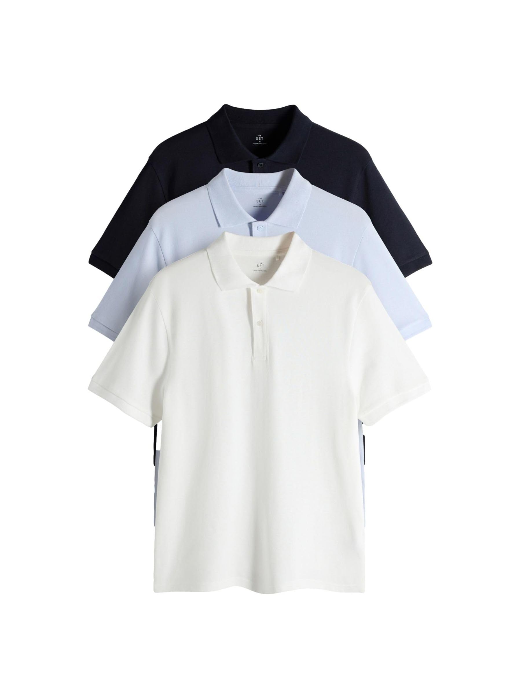 Geo Next The Set polo uomo cotone piqué 3 pezzi