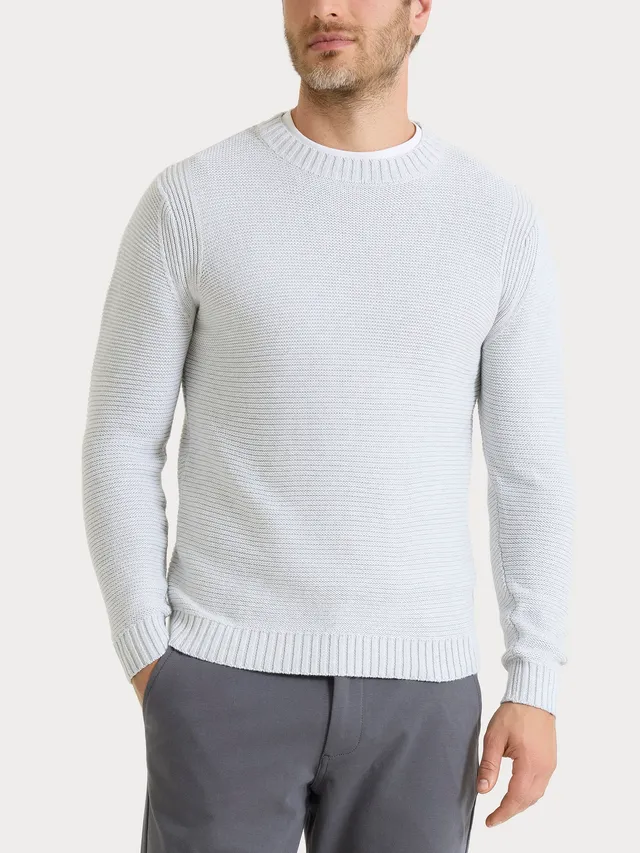 Ragno Winter Cotton Pull girocollo cotone Dawn Blue Mel.