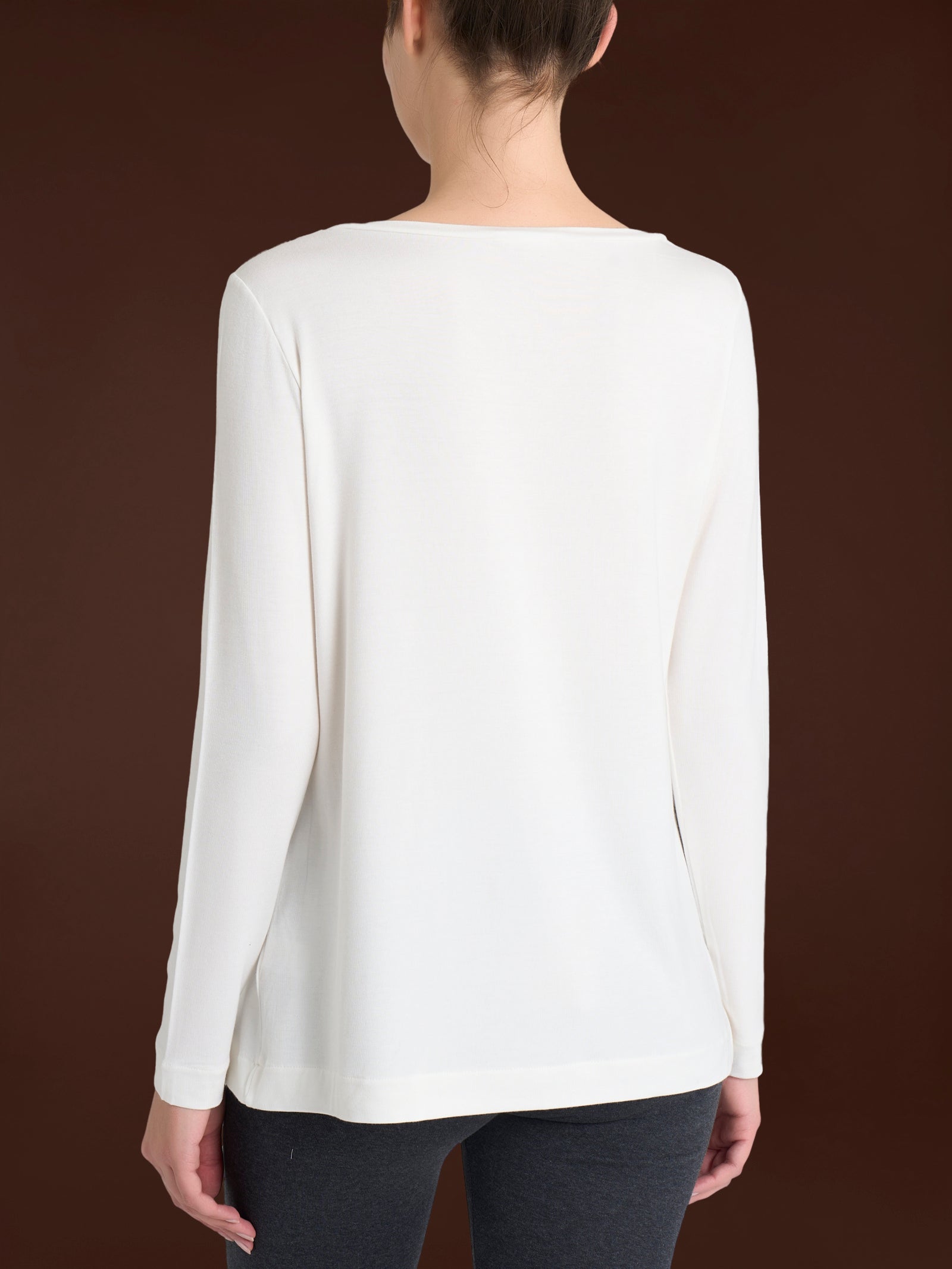 Ragno Eco Viscosa maglietta donna Casha collo barchetta
