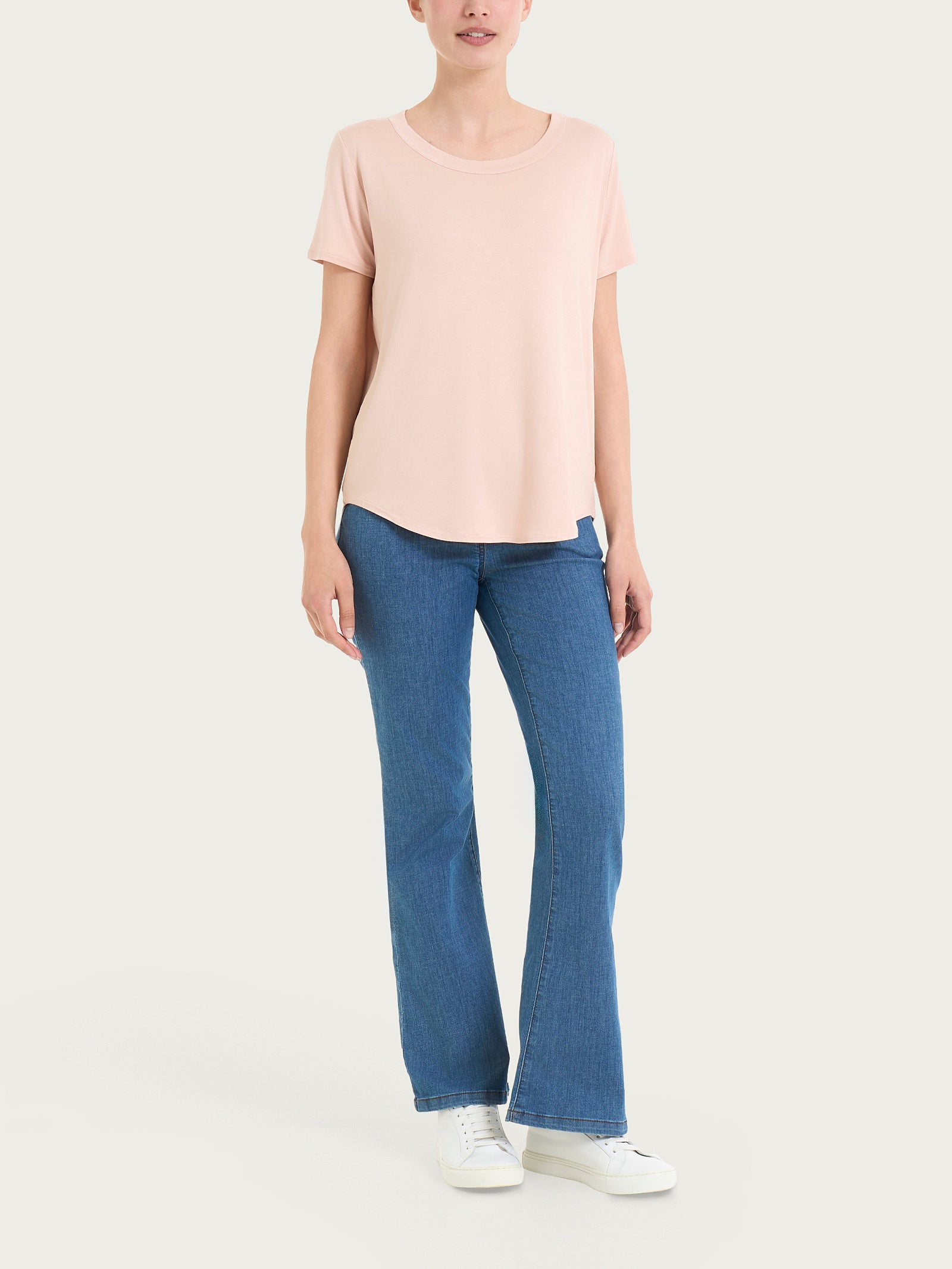 Ragno Viscosa Summer t-shirt manica corta rosa jersey
