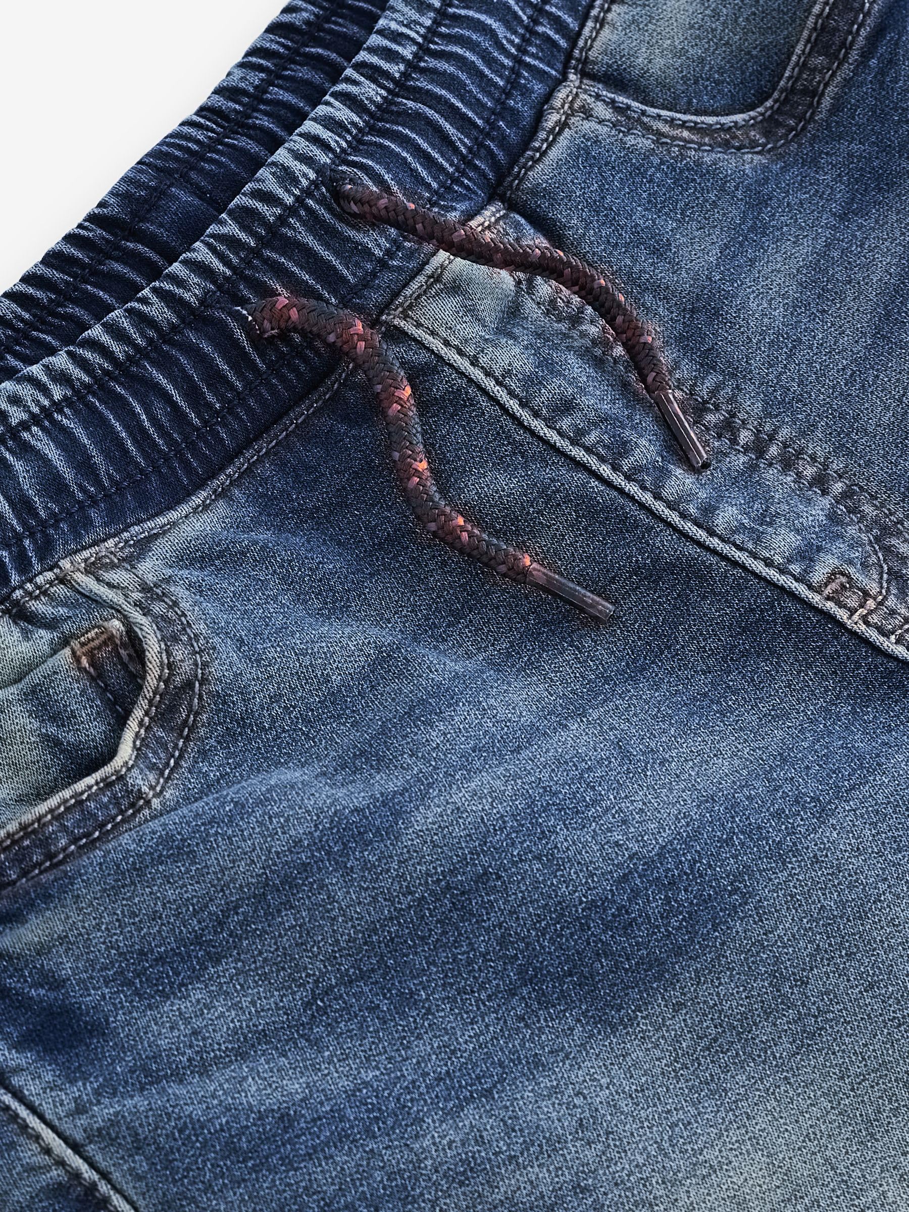 Next jeans larghi bambino 6 anni elasticizzati blu