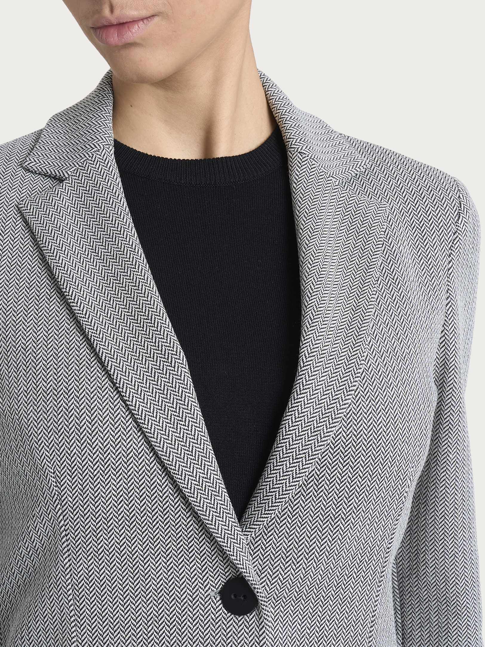 Ragno Compact Blazer spina pesce donna Fant.Nero
