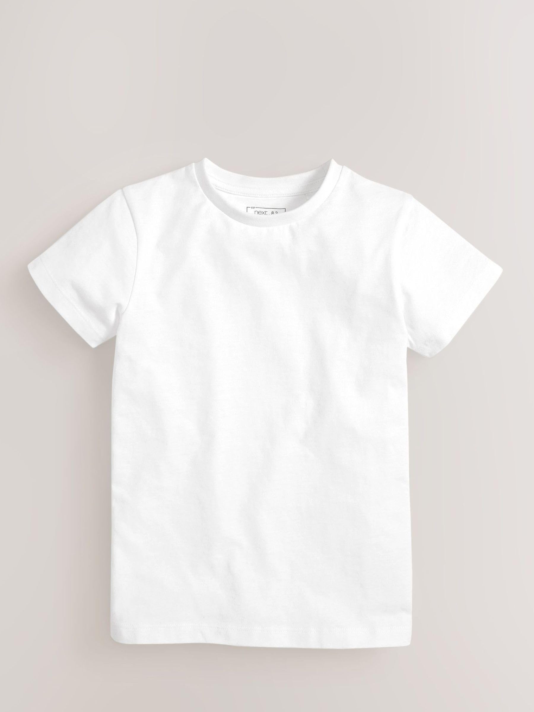 Next t-shirt ragazzo 5 pezzi taglia 110 cotone