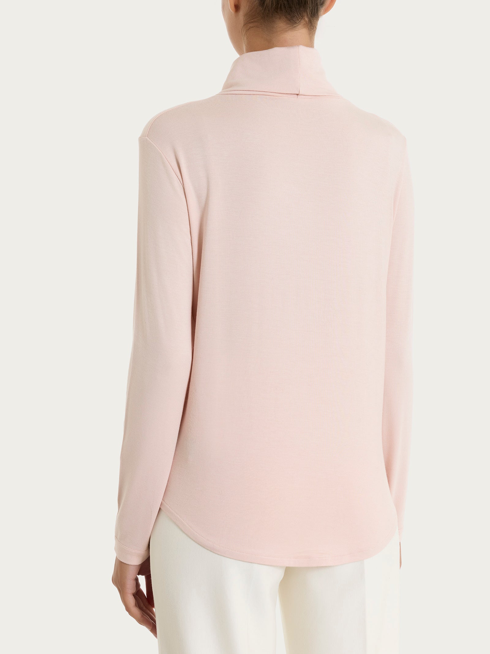 Ragno Dolcevita Eco Viscosa manica lunga Cameo Rose
