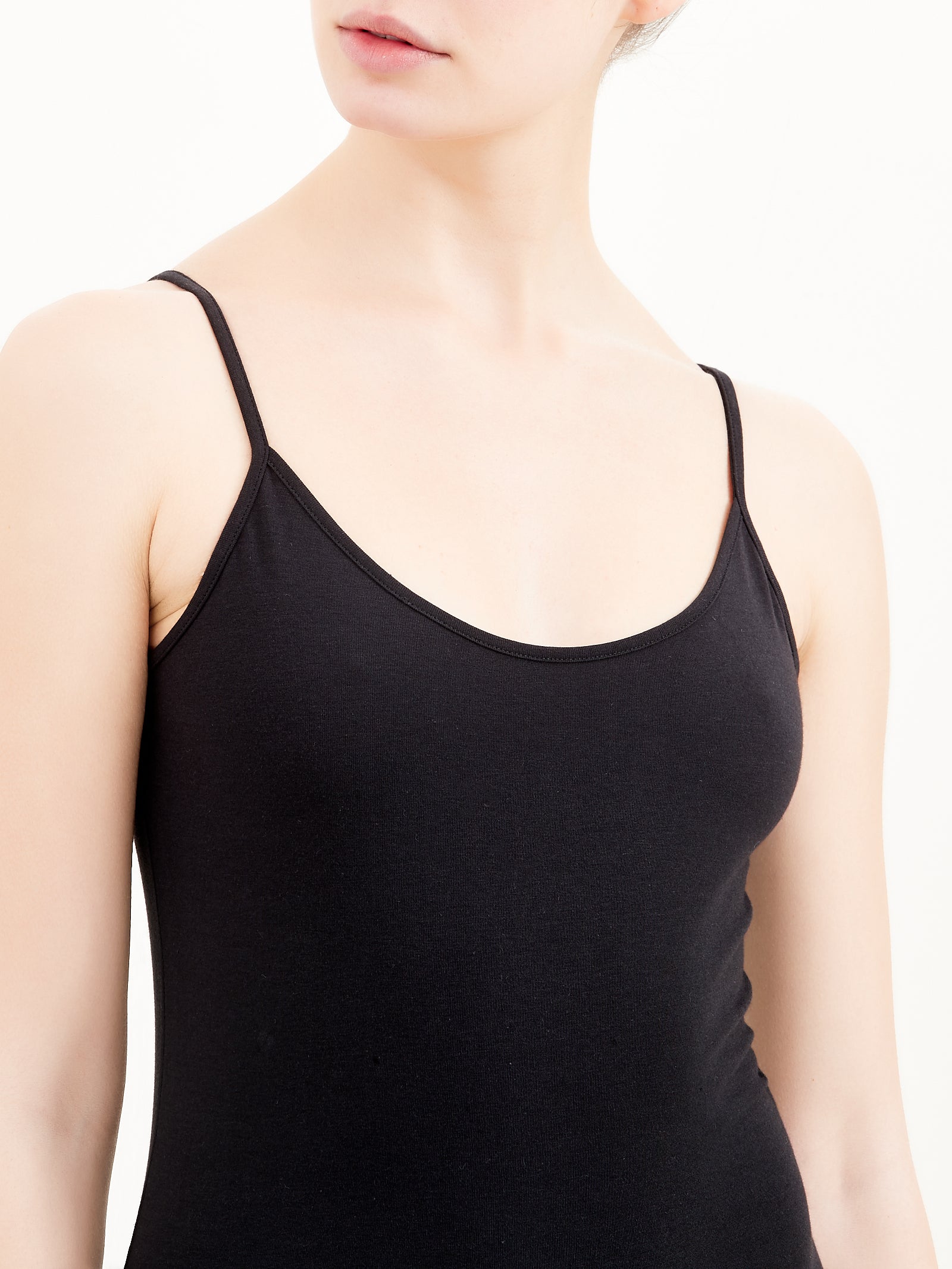 Ragno Pocket top cotone nero bipack 2 pezzi elasticizzato