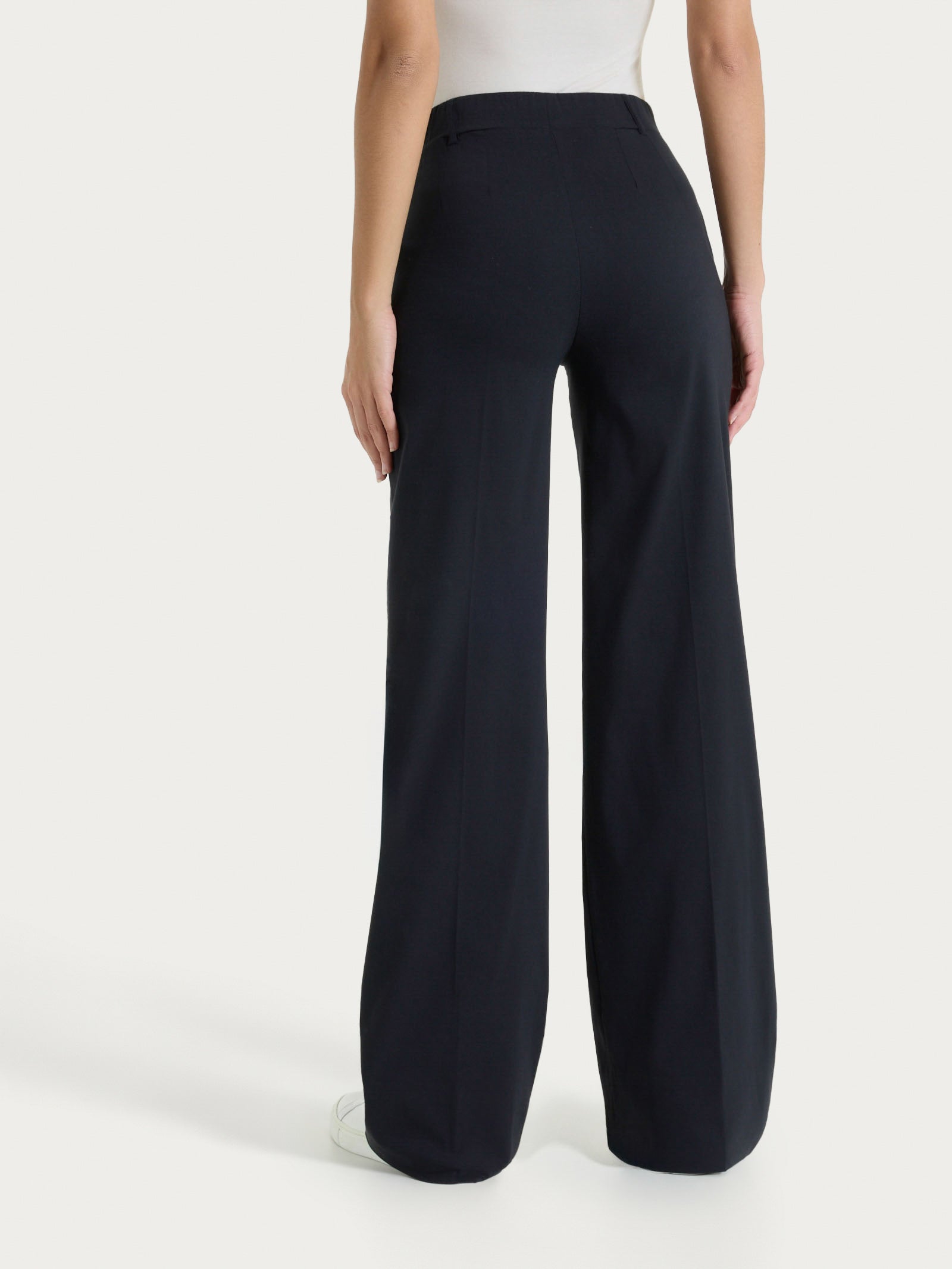 Ragno Super Fresh pantalone ampio gamba larga tasche nero
