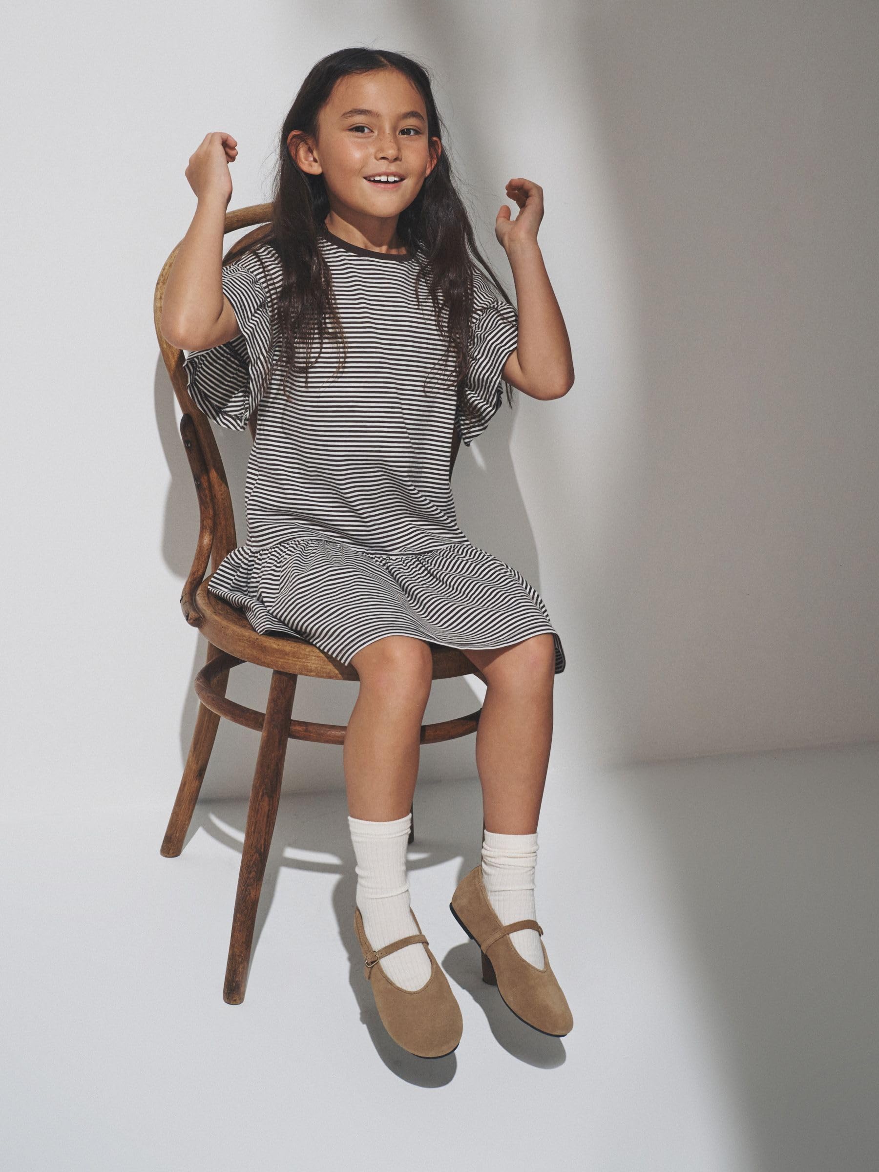 Next The Set Abito Jersey Bambina Volant Confezione 3 Pezzi
